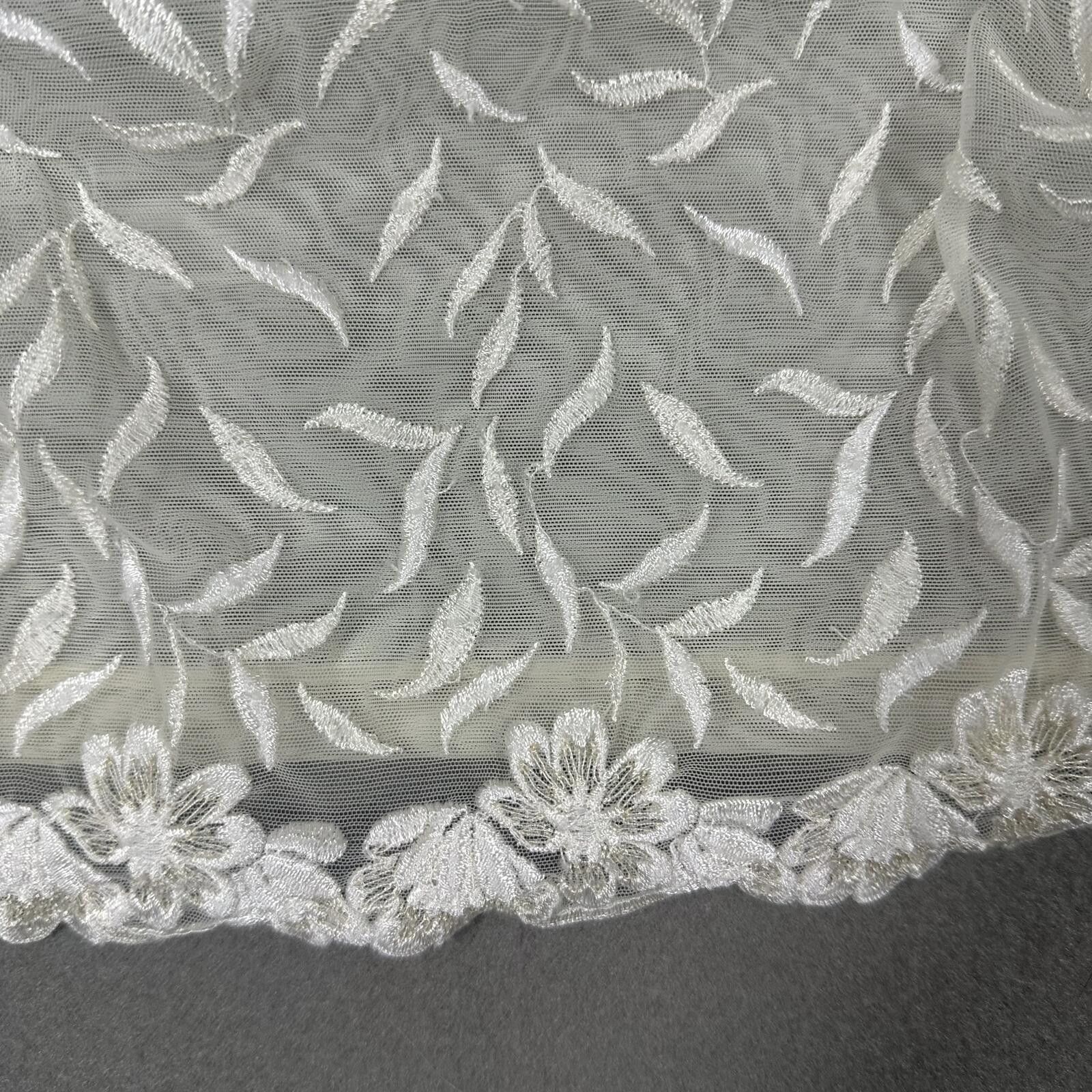 Other Women’s Tank Top Ivory Sheer Lace Vintage Size XL / US 12-14 / IT 48-50 - 3 Thumbnail