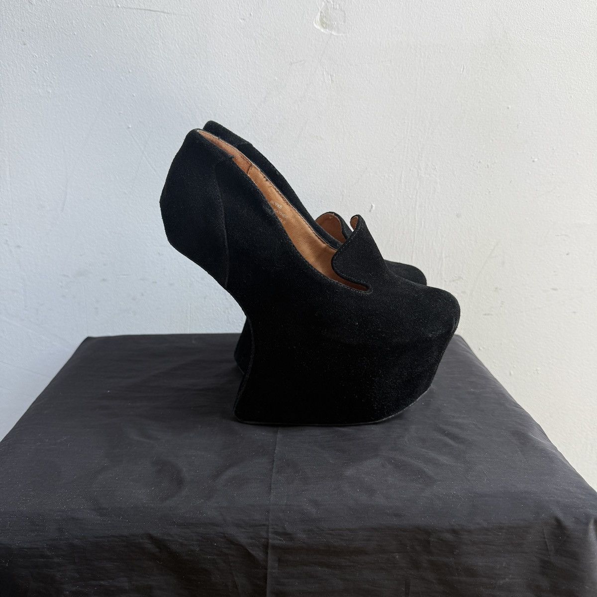 Jeffrey Campbell Jeffrey Campbell Platform Suede Glam Heels Shoes Size US 7 / IT 37 - 1 Thumbnail