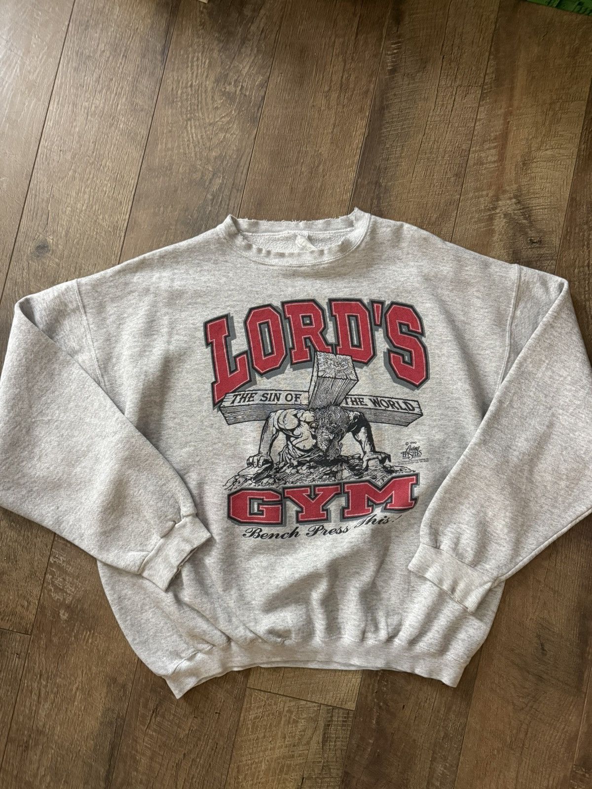 Vintage Vintage Lords Gym Crewneck Size US XL / EU 56 / 4 - 1 Thumbnail