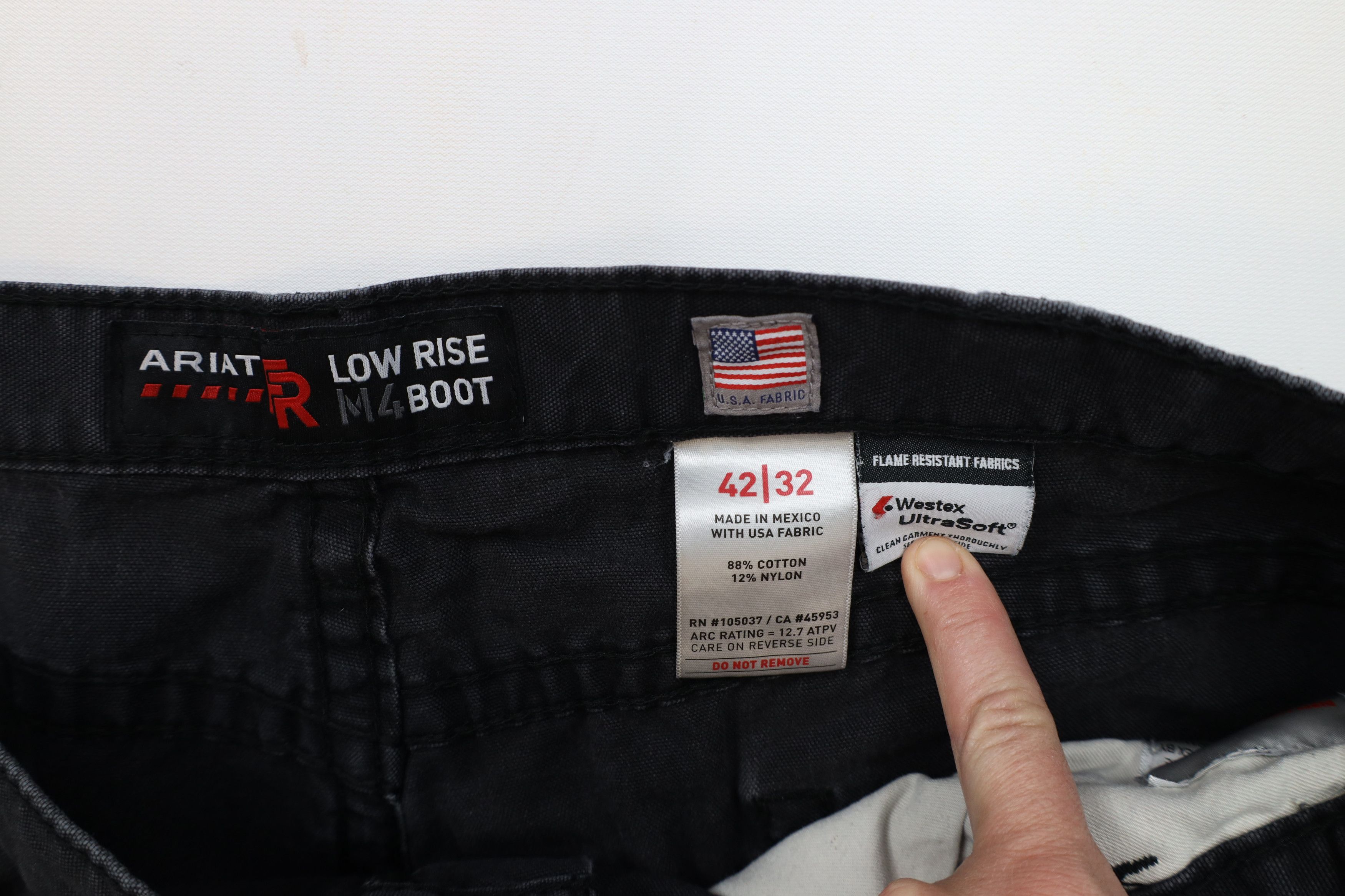 Ariat × Vintage Ariat FR Fire Flame Resistant M4 Low Rise Boot Pants Black Size US 42 / EU 58 - 10 Thumbnail