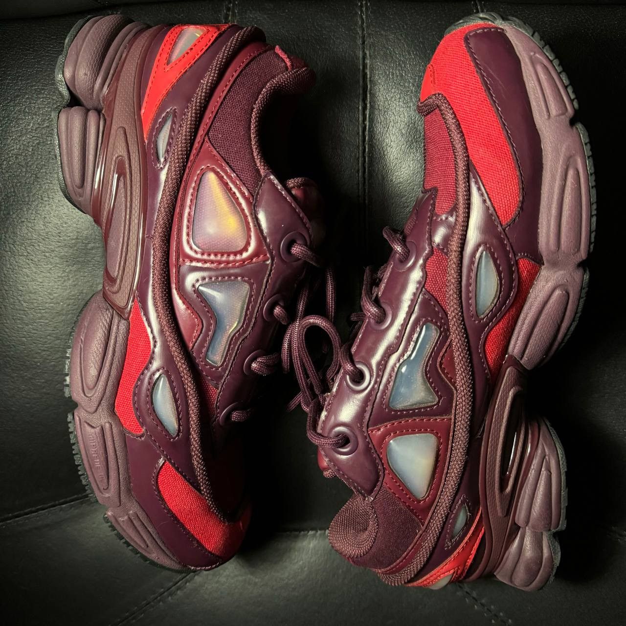 Adidas × Raf Simons Adidas Raf Simons Ozweego burgundy Size US 8 / EU 41 - 9 Thumbnail