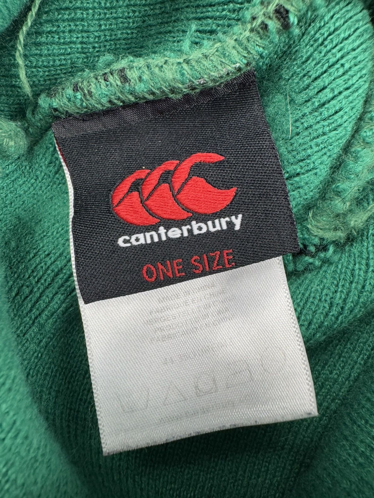 Canterbury of New Zealand × Vintage Vintage y2k IRFU Irish Rugby football union striped beanie Size ONE SIZE - 7 Thumbnail