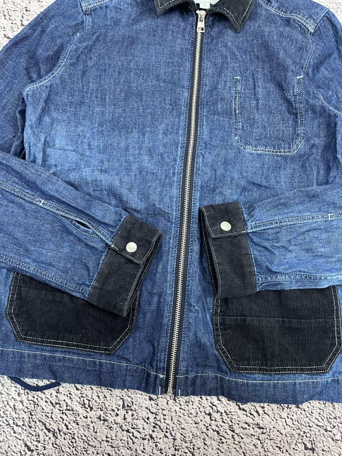 G-Star G-Star RAW Denim Jacket Corduroy Collar Workwear Carhartt Size XS / US 0-2 / IT 36-38 - 7 Thumbnail