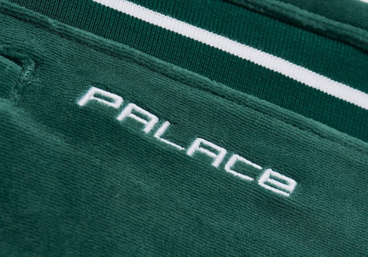 Palace Palace Velour Green Rib Panel Jogger Size Large Track Pants Size US 34 / EU 50 - 3 Thumbnail