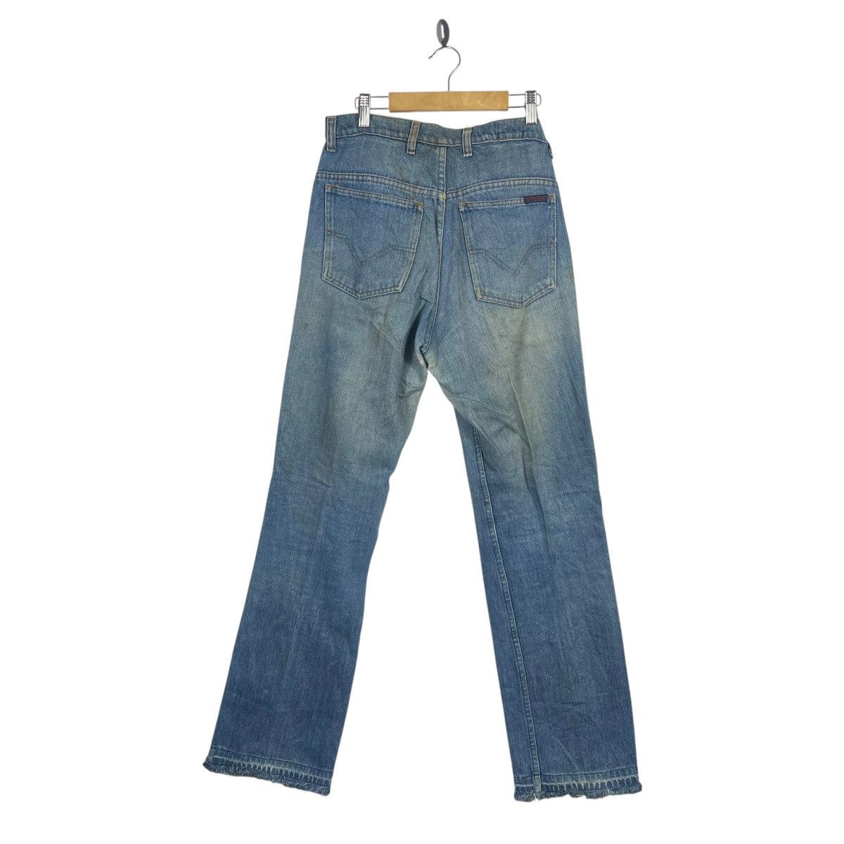 Vintage Vintage Cowden Made in USA Faded Blue Denim Jeans Distressed Size US 29 - 4 Thumbnail