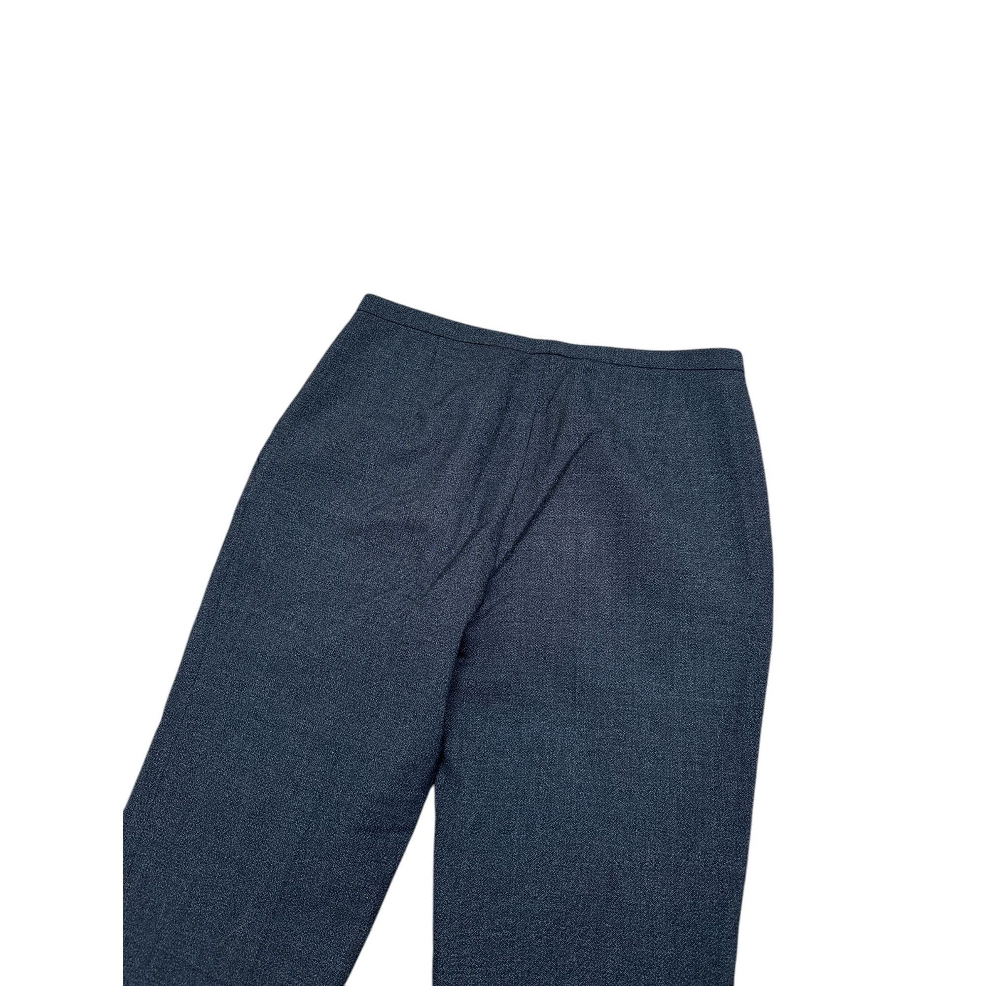 Hermes Dark Grey Wool Trousers Size 27" / US 4 / IT 40 - 4 Thumbnail