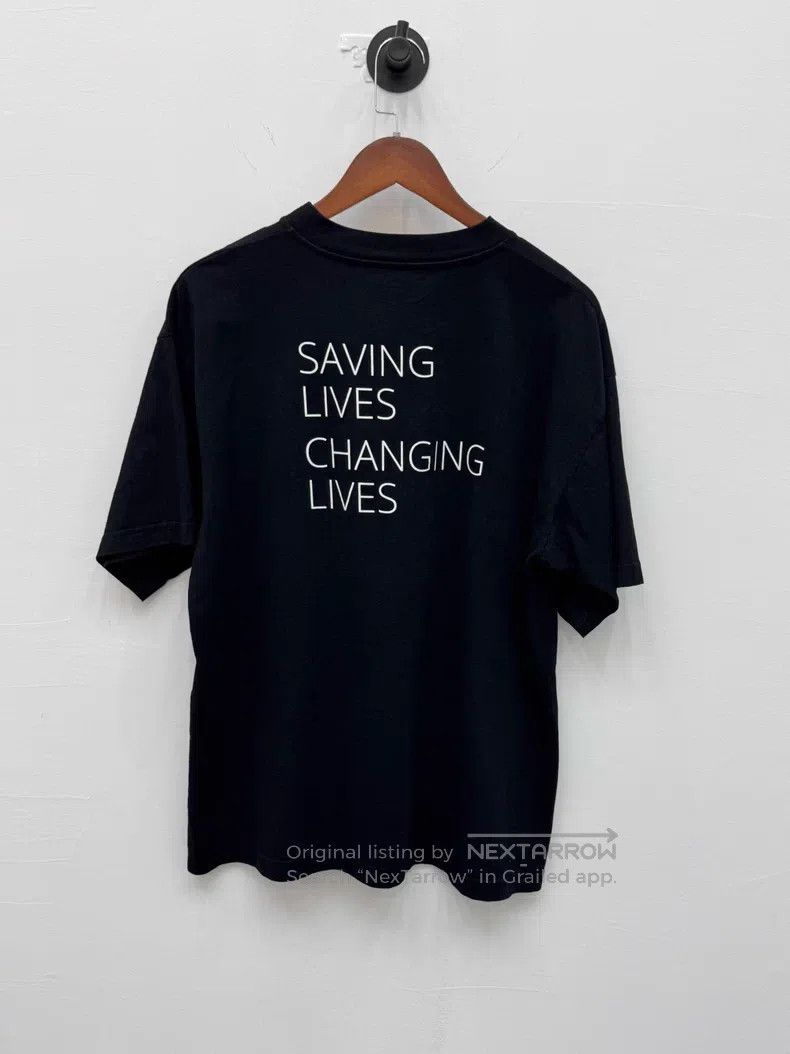Balenciaga Balenciaga WFP Wheat Letter Logo Short Sleeve, Size S Size US S / EU 44-46 / 1 - 2 Thumbnail