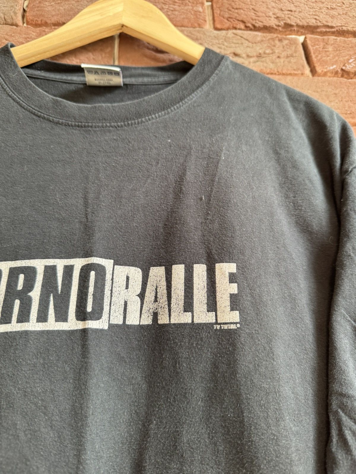 Vintage 90s Vintage Porno Ralle Star Movie Actor Humor Tee L Black Size US L / EU 52-54 / 3 - 3 Thumbnail