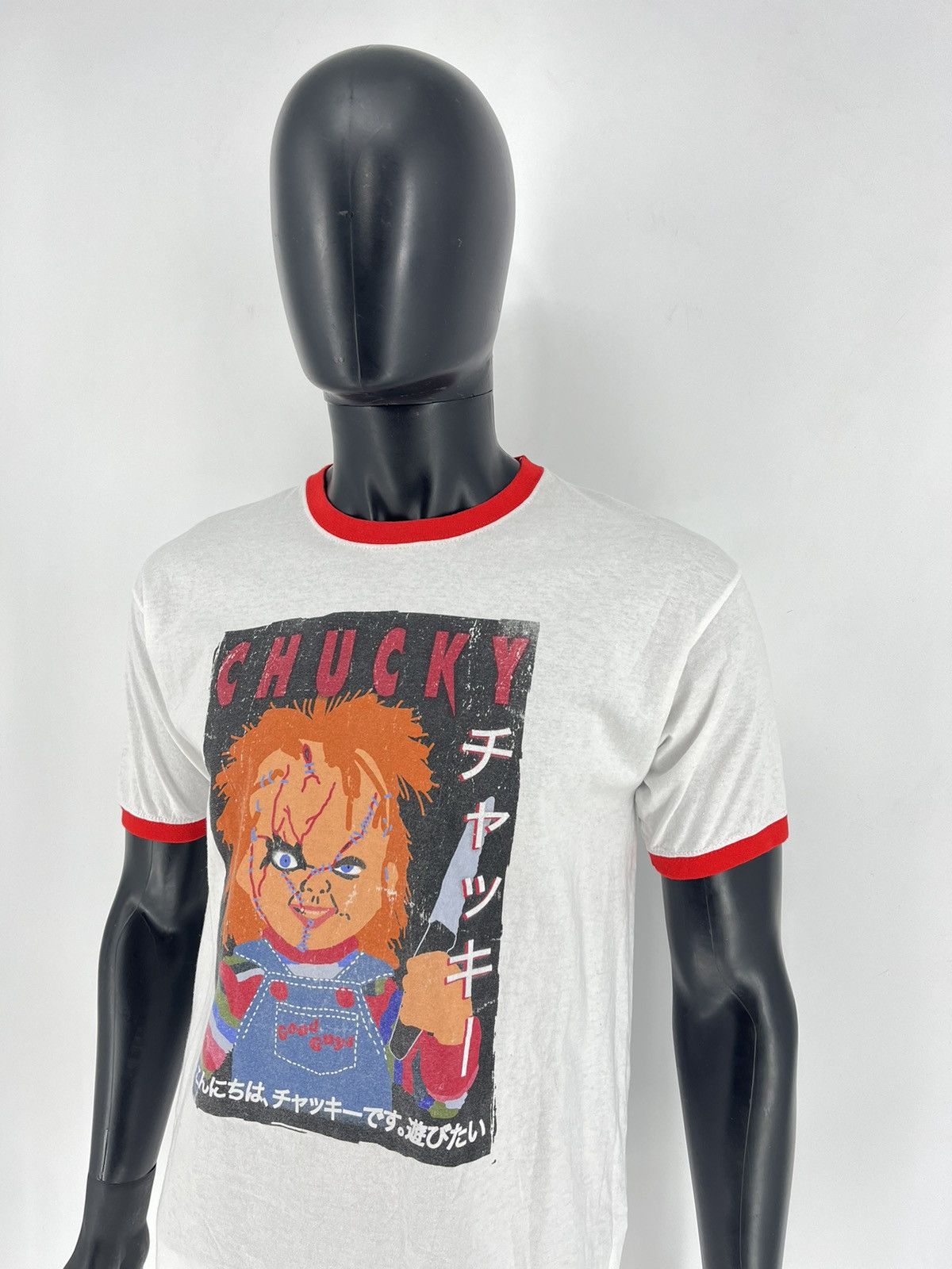 Universal Studios Vintage 90s Mens Chucky White T-Shirts Great for Halloween Size US M / EU 48-50 / 2 - 4 Thumbnail