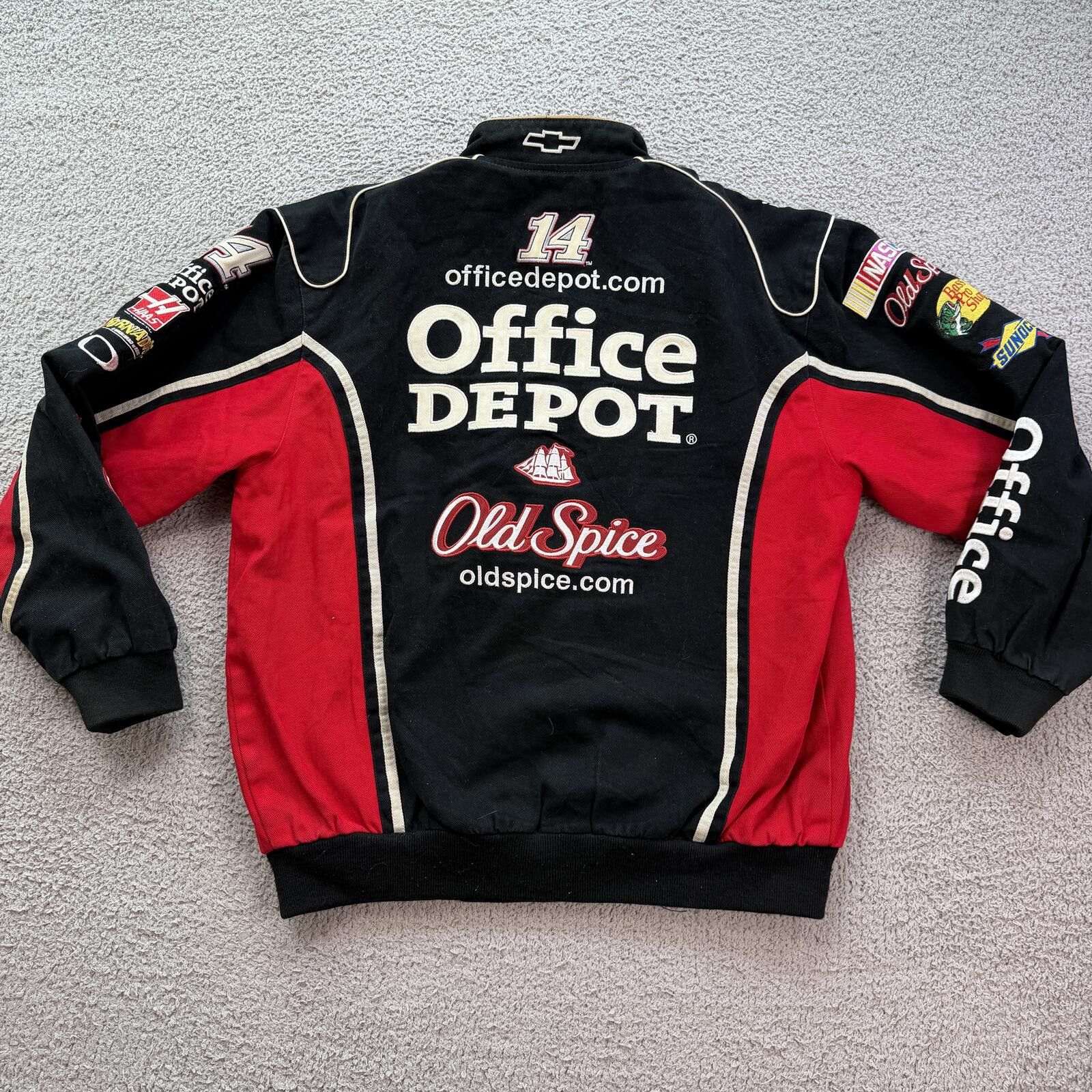 JH Design Vintage Tony Stewart Office Depot NASCAR Racing Jacket L Size US L / EU 52-54 / 3 - 2 Thumbnail