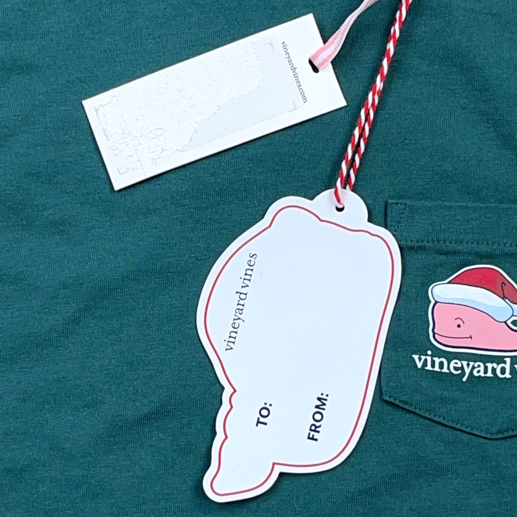 Vineyard Vines Vineyard Vines Shirt Men XL Green Long Sleeve Pocket Tee Christmas Whale Adult Size US XL / EU 56 / 4 - 5 Thumbnail