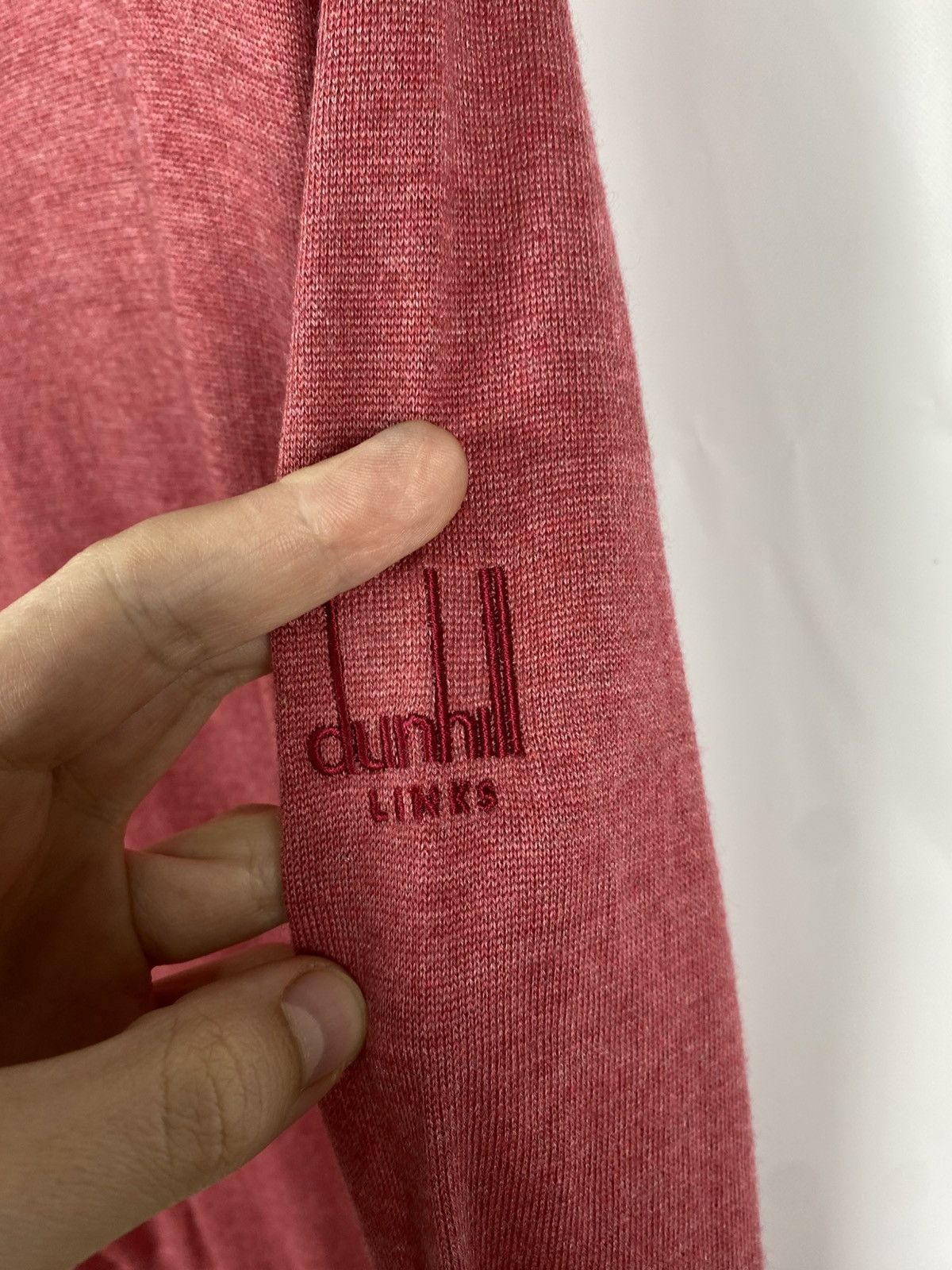 Alfred Dunhill Dunhill Silk Wool & Cashmere Quarter-zip LINKS Pullover Size US M / EU 48-50 / 2 - 3 Thumbnail