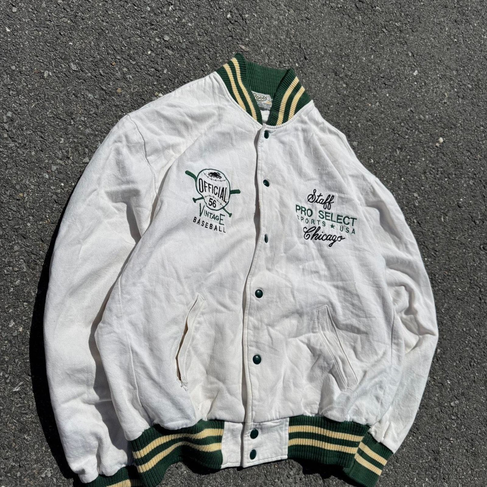 Roots Pro Select Vintage Baseball Varsity Jacket – Size Medium Size US M / EU 48-50 / 2 - 2 Thumbnail
