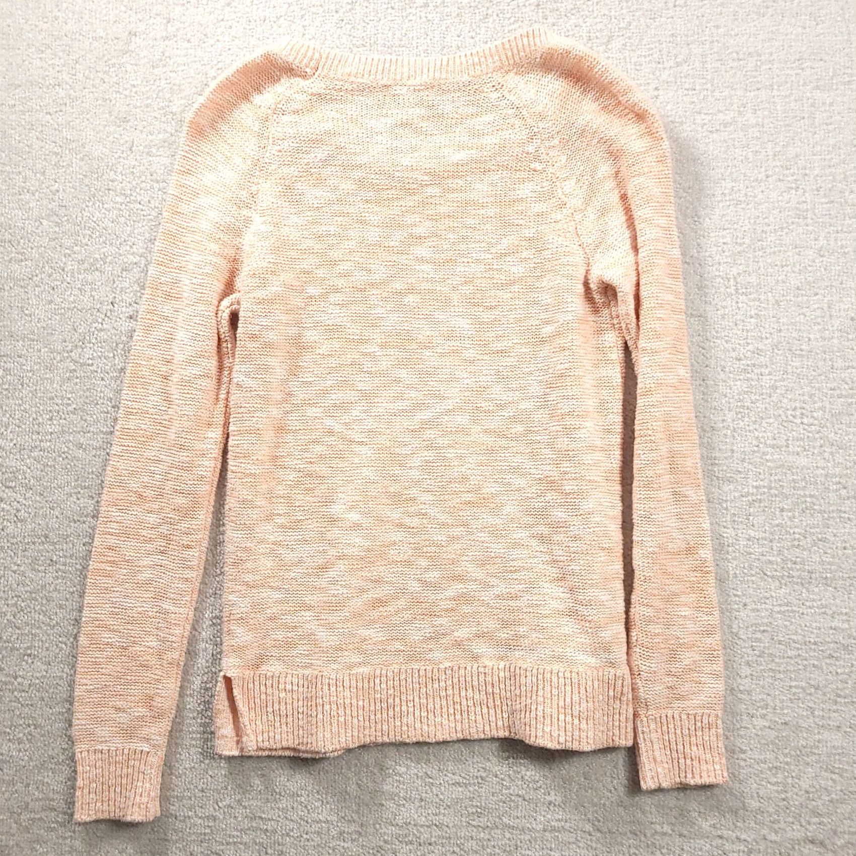 Old Navy Old Navy Sweater Womens Medium Pink Heathered Crewneck Ribbed Neckline and Hem Size M / US 6-8 / IT 42-44 - 7 Thumbnail