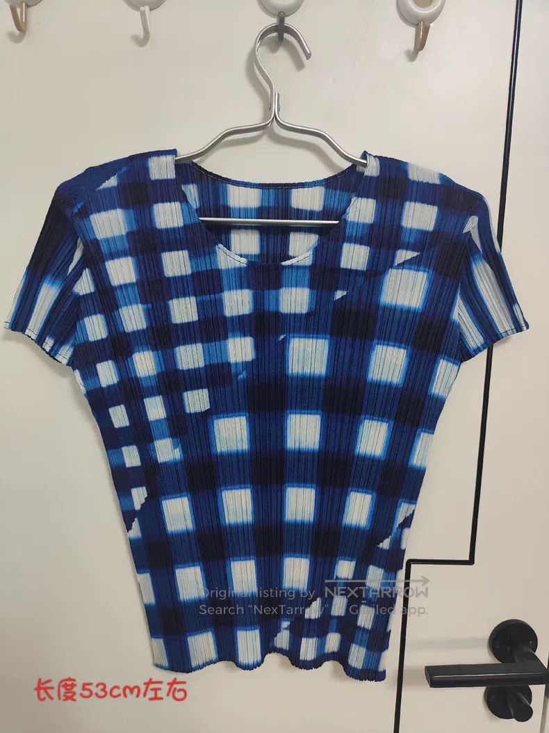 Issey Miyake Blue Watermelon Short Sleeve