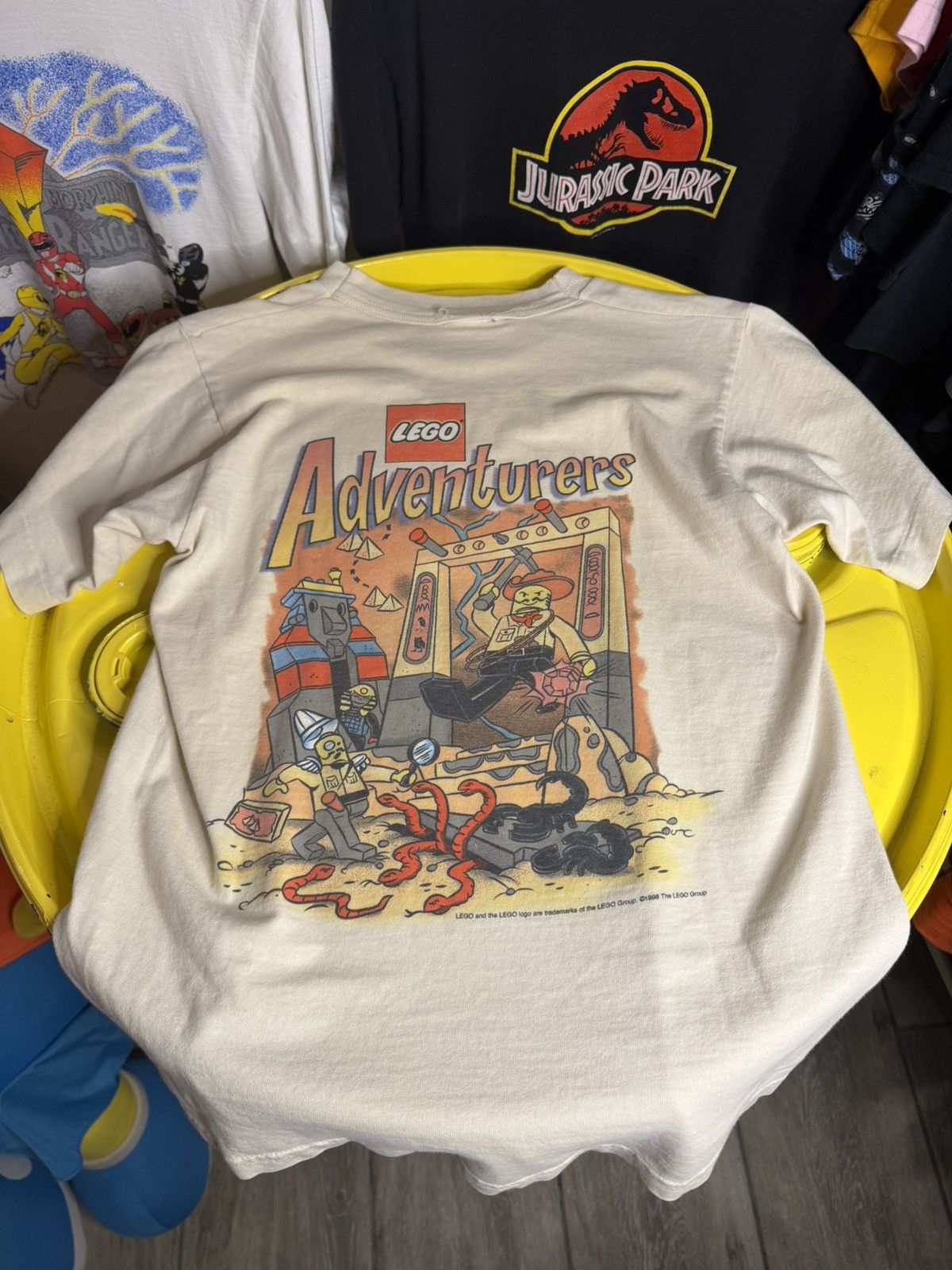 Vintage 1990s Lego adventurers single stitch T-shirt Size US M / EU 48-50 / 2 - 4 Thumbnail