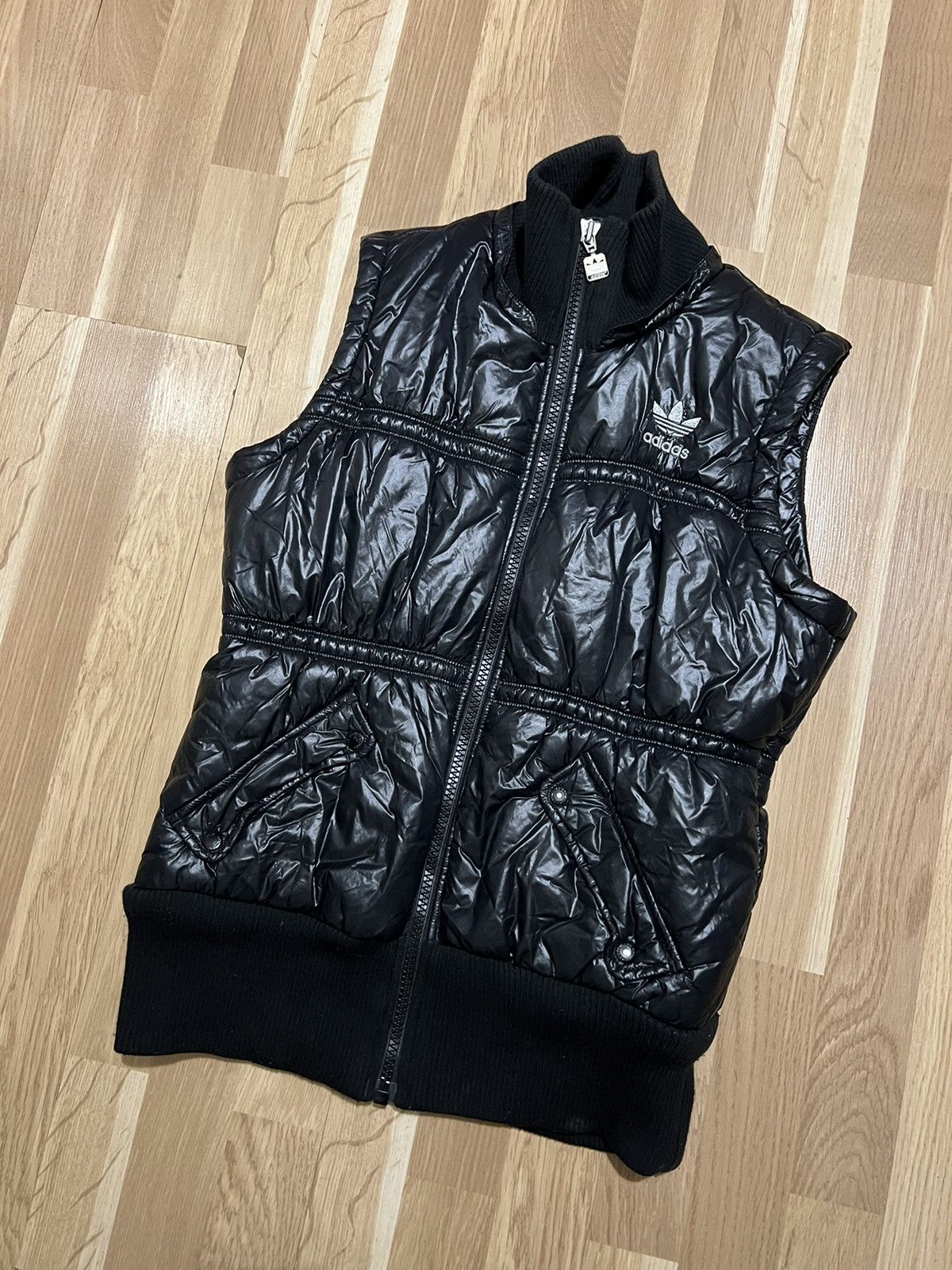 Adidas × Vintage Vintage adidas le grand bleu style avant garde vest punk Size M / US 6-8 / IT 42-44 - 3 Thumbnail