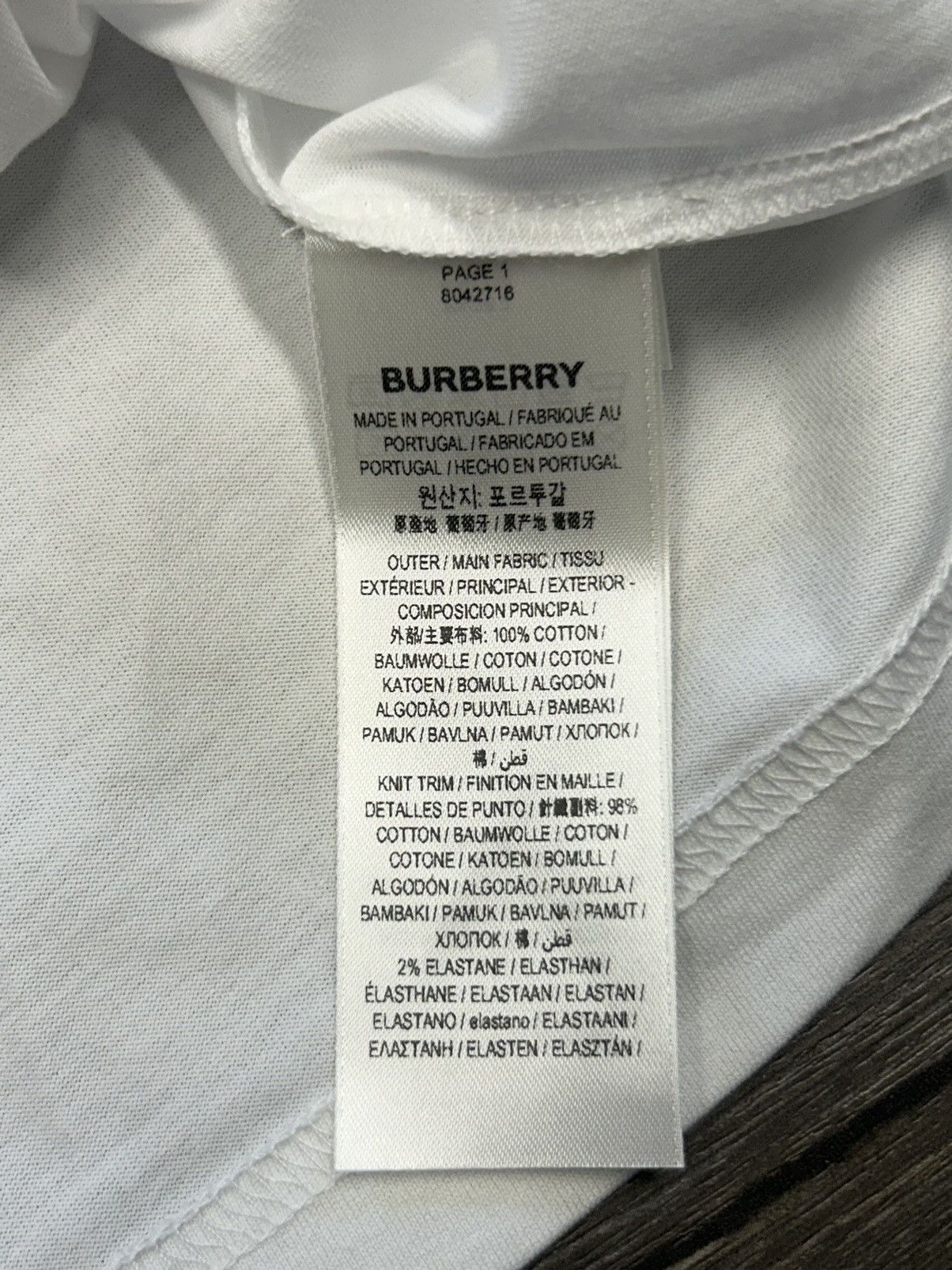 Burberry Burberry Classic Pattern T-Shirt Size US S / EU 44-46 / 1 - 4 Thumbnail