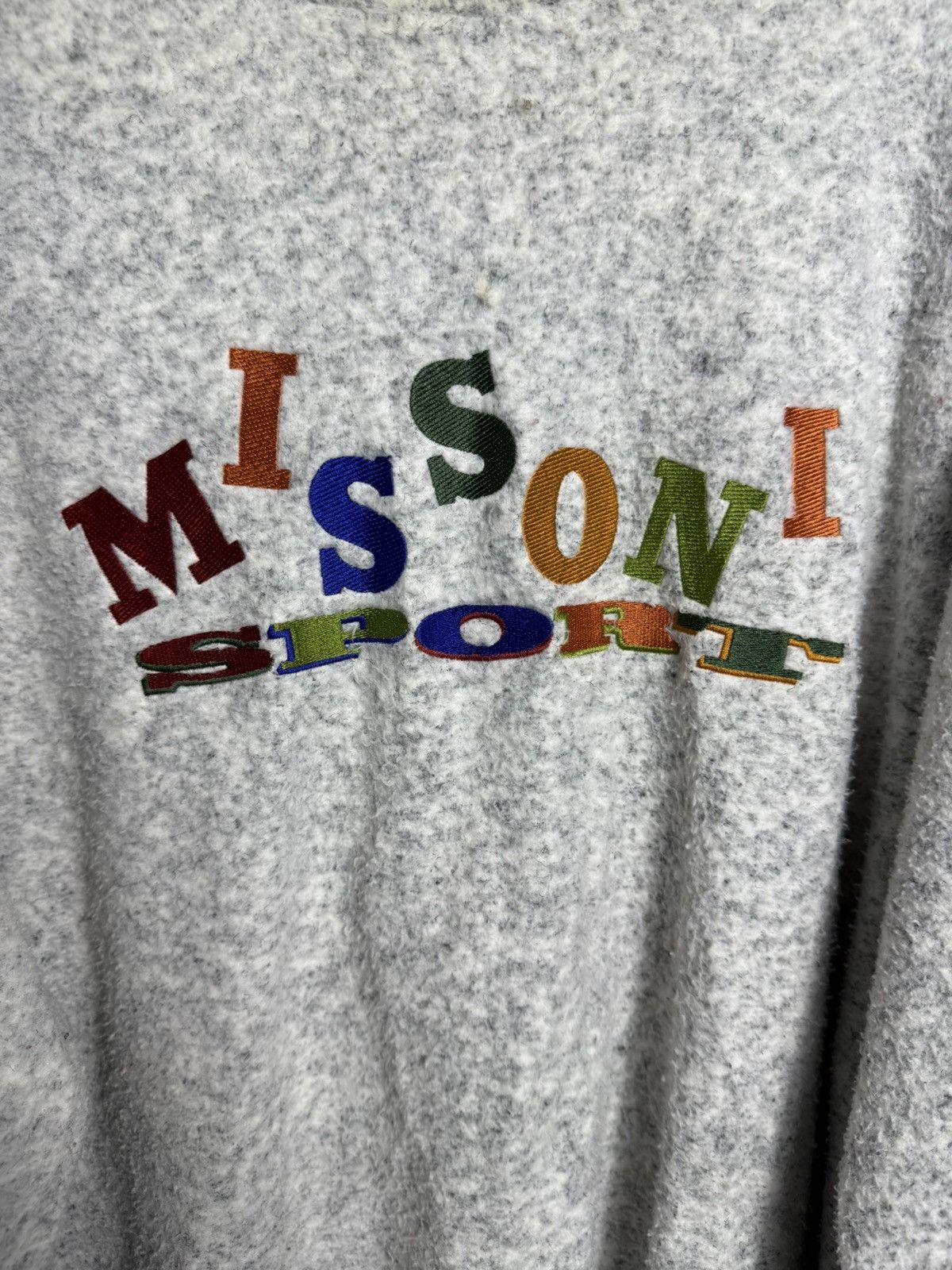 Missoni Vintage Missoni Sport Sweatshirt Spell Out Size US L / EU 52-54 / 3 - 3 Thumbnail