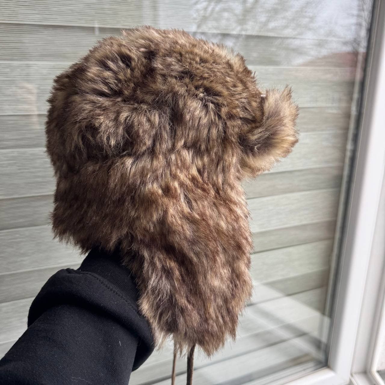 Japanese Brand Real Fur Ushanka Winter Russian Trapper Fuzzy Goth Hat Size ONE SIZE - 1 Thumbnail