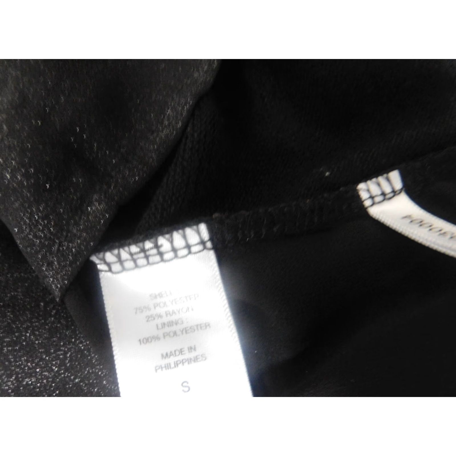 Vintage SOHO Womens Sweater Small Black Pullover Knit Rib Knit Crew Neck Long Sleeve Regular Fit Solid Pattern Designer Modern Casual Size S / US 4 / IT 40 - 7 Thumbnail