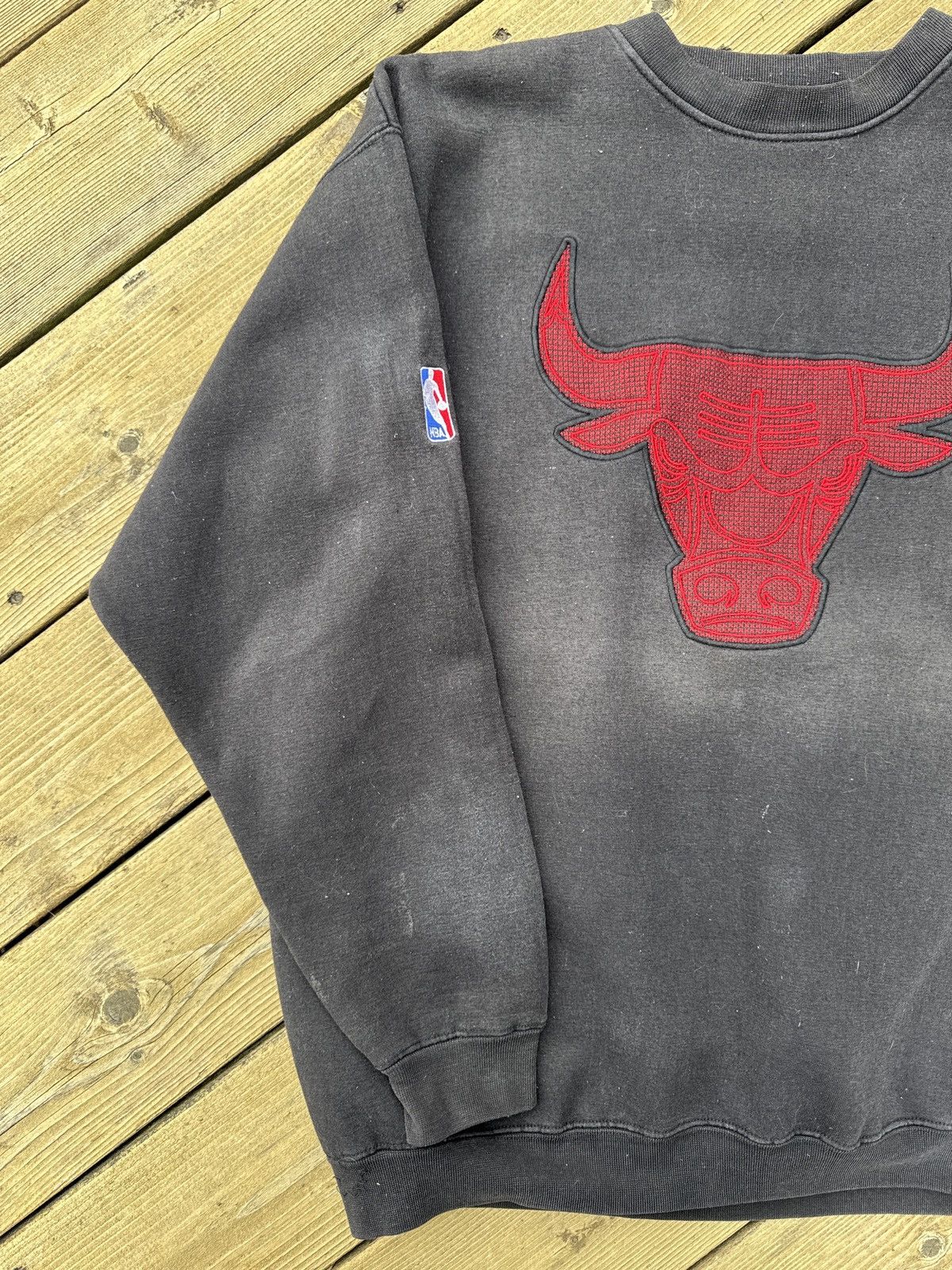 Starter Vintage 90s Chicago Bulls Starter Crewneck XL Sun Faded Size US XL / EU 56 / 4 - 2 Thumbnail
