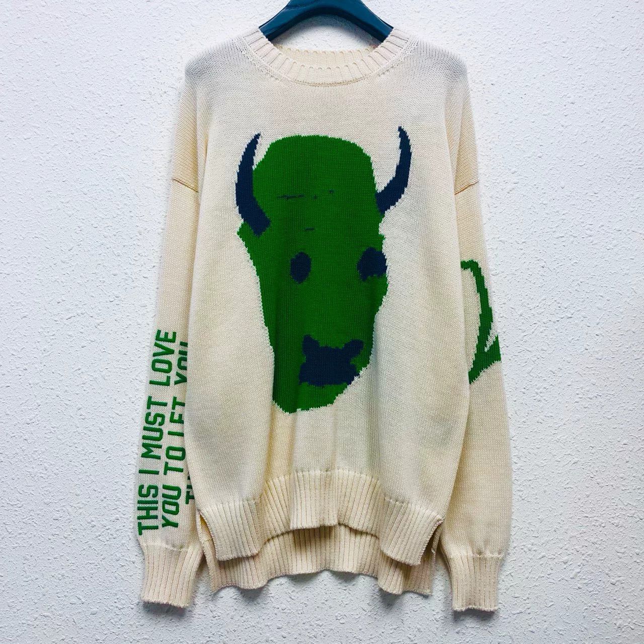 Dior Dior x Travis Scott Devil Print Knit Sweater Size US S / EU 44-46 / 1 - 1 Thumbnail