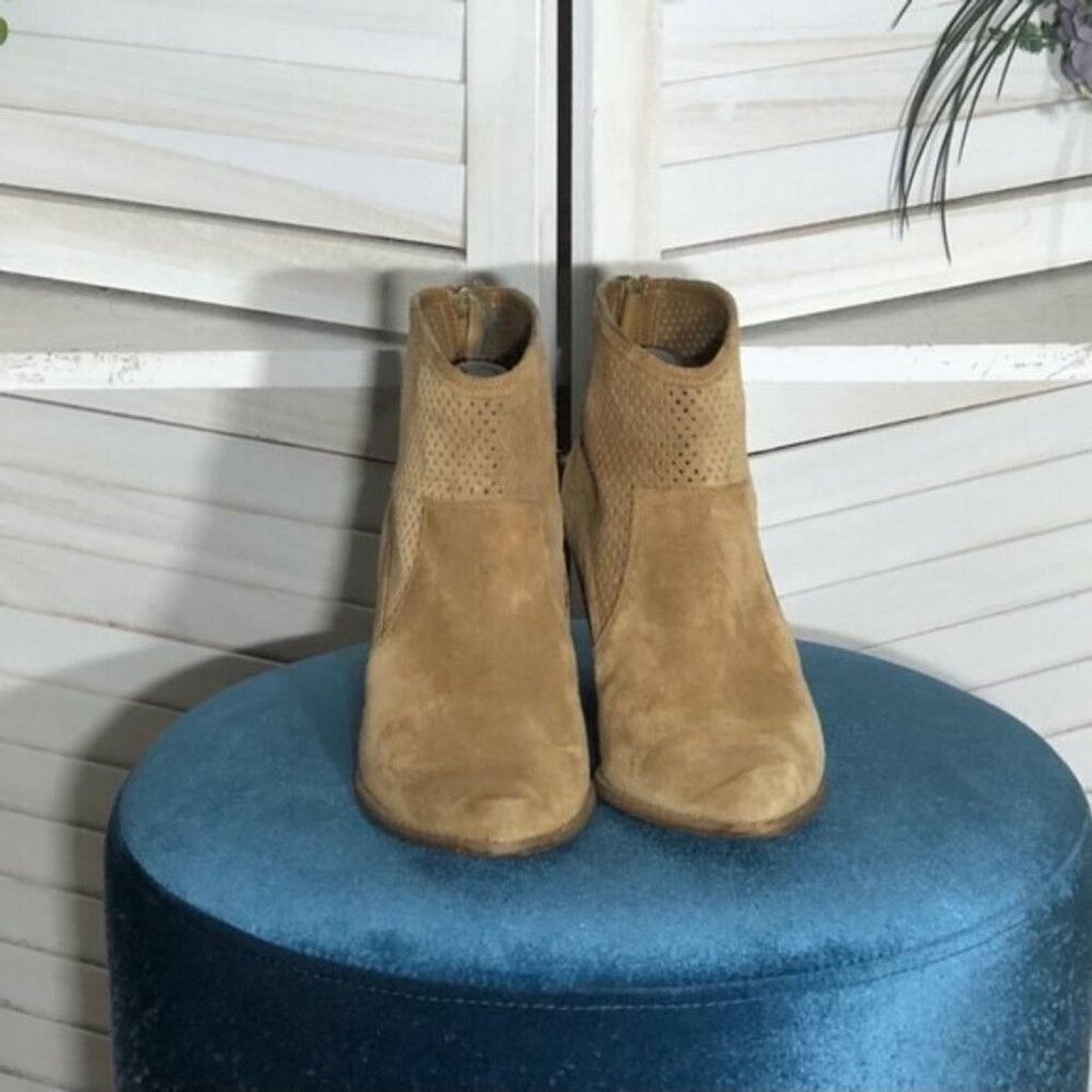 Treasure & Bond Treasure & Bond Ankle Boots Suede Leather Zip Caramel sz 8 Size US 8 / IT 38 - 4 Thumbnail
