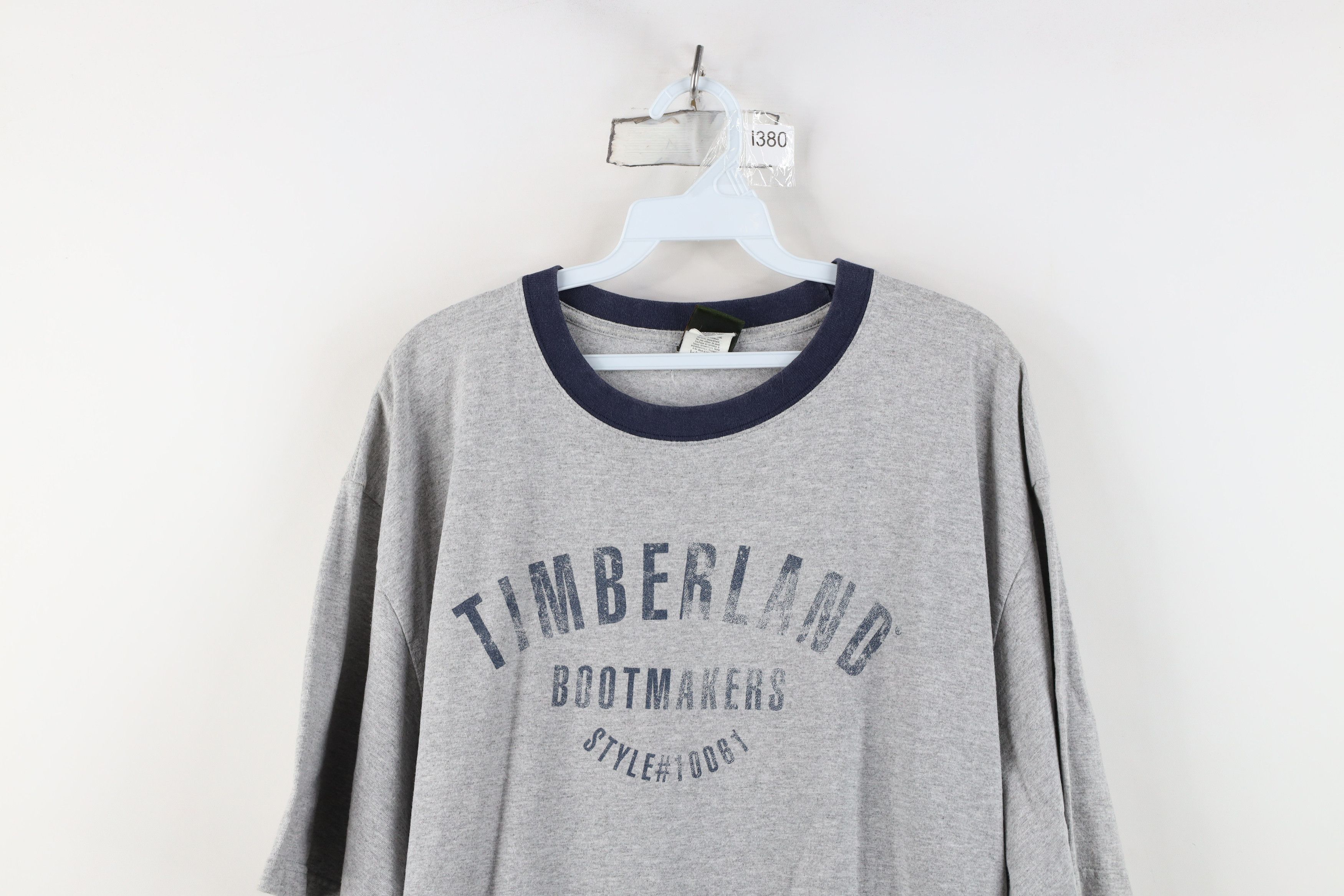 Timberland Vintage 90s Y2K Timberland Baggy Fit Bootmakers T-Shirt Size US XL / EU 56 / 4 - 2 Thumbnail