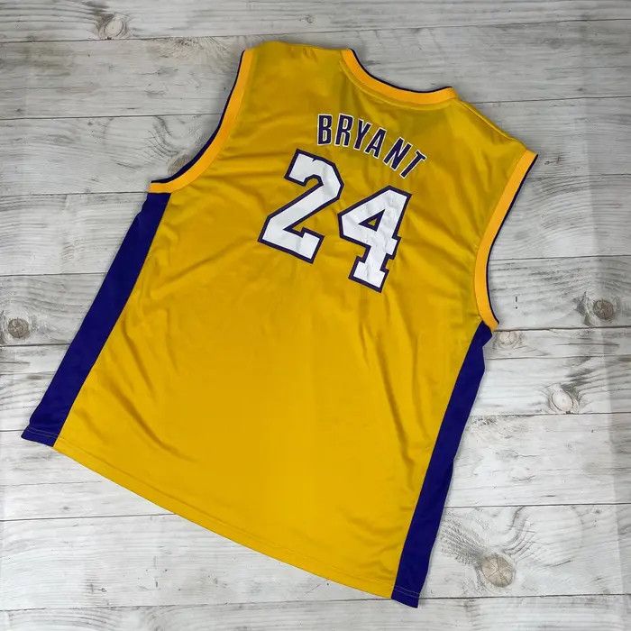 Adidas Adidas Los Angeles Lakers Kobe Bryant #24 NBA Shirt Jersey Size US XXL / EU 58 / 5 - 1 Thumbnail