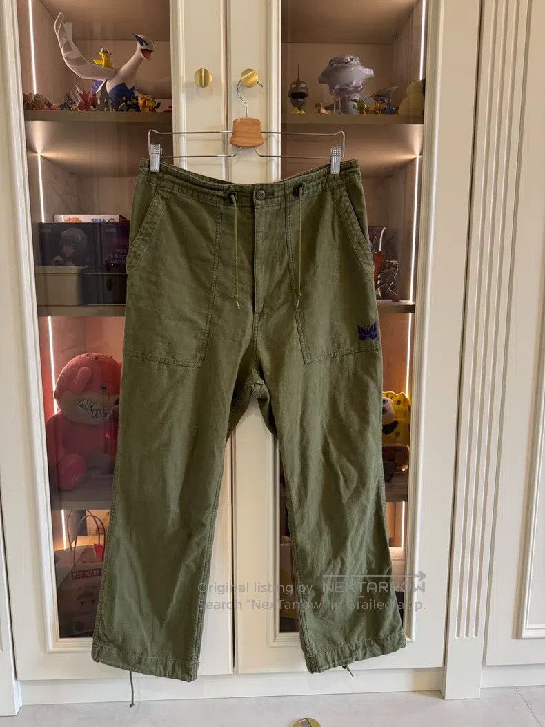Needles Needles size S Butterfly set embroidered army pants Size US 38 / EU 54 - 1 Thumbnail