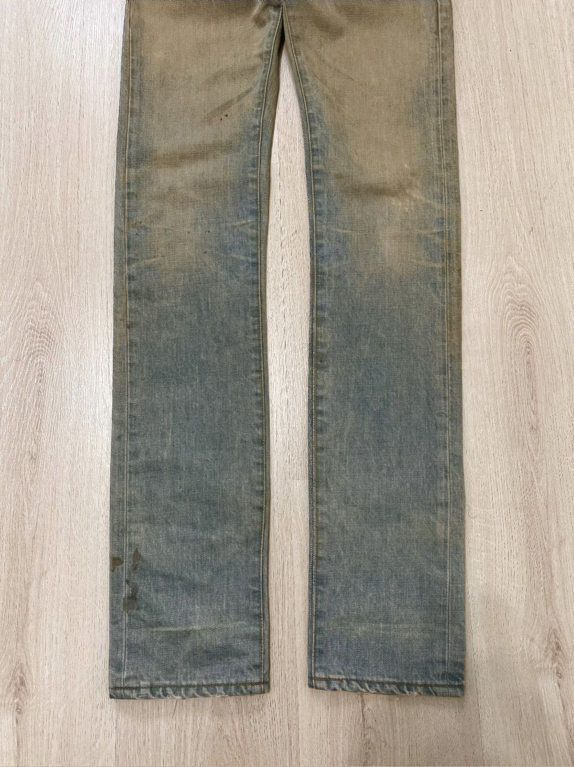 Dior Dior SS04 Strip Bleu Clair Denim Size US 29 - 4 Thumbnail