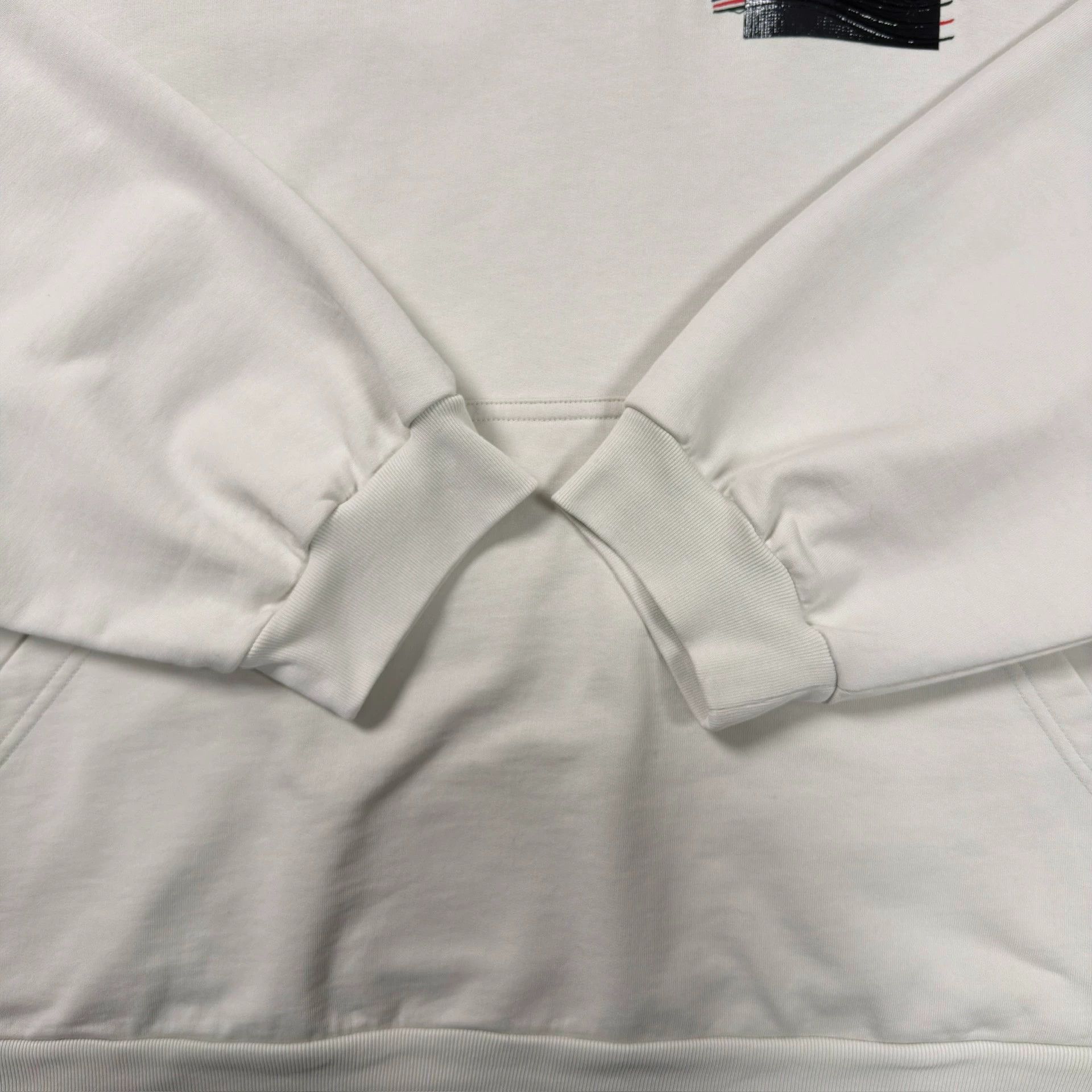 Balenciaga Balenciaga White Hooded Sweatshirt with Cola Cover Size M / US 6-8 / IT 42-44 - 4 Thumbnail