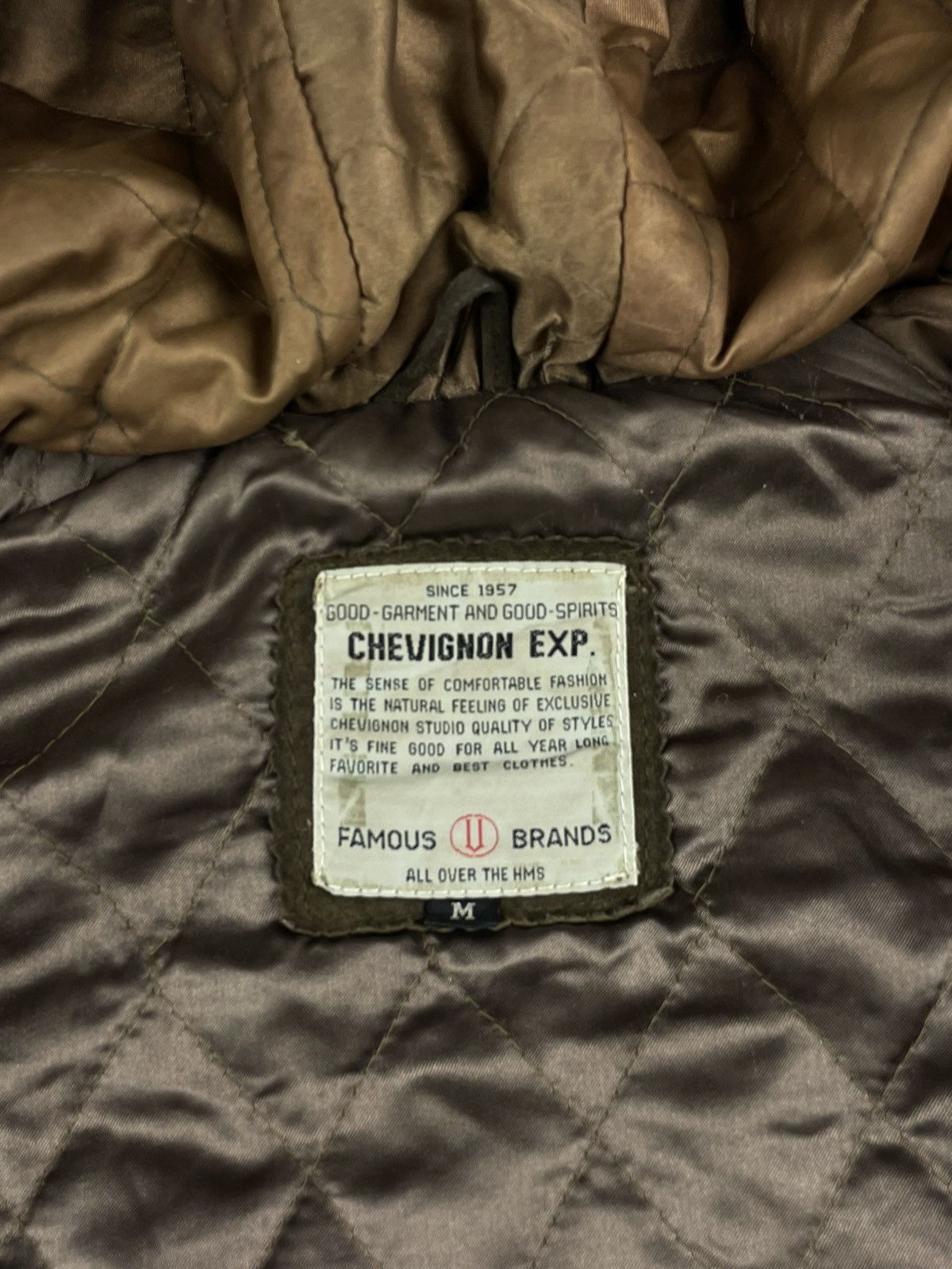 Chevignon × Vintage Chevignon Suede Bomber Jacket Clifford Office Ontario Canada Size US M / EU 48-50 / 2 - 17 Thumbnail