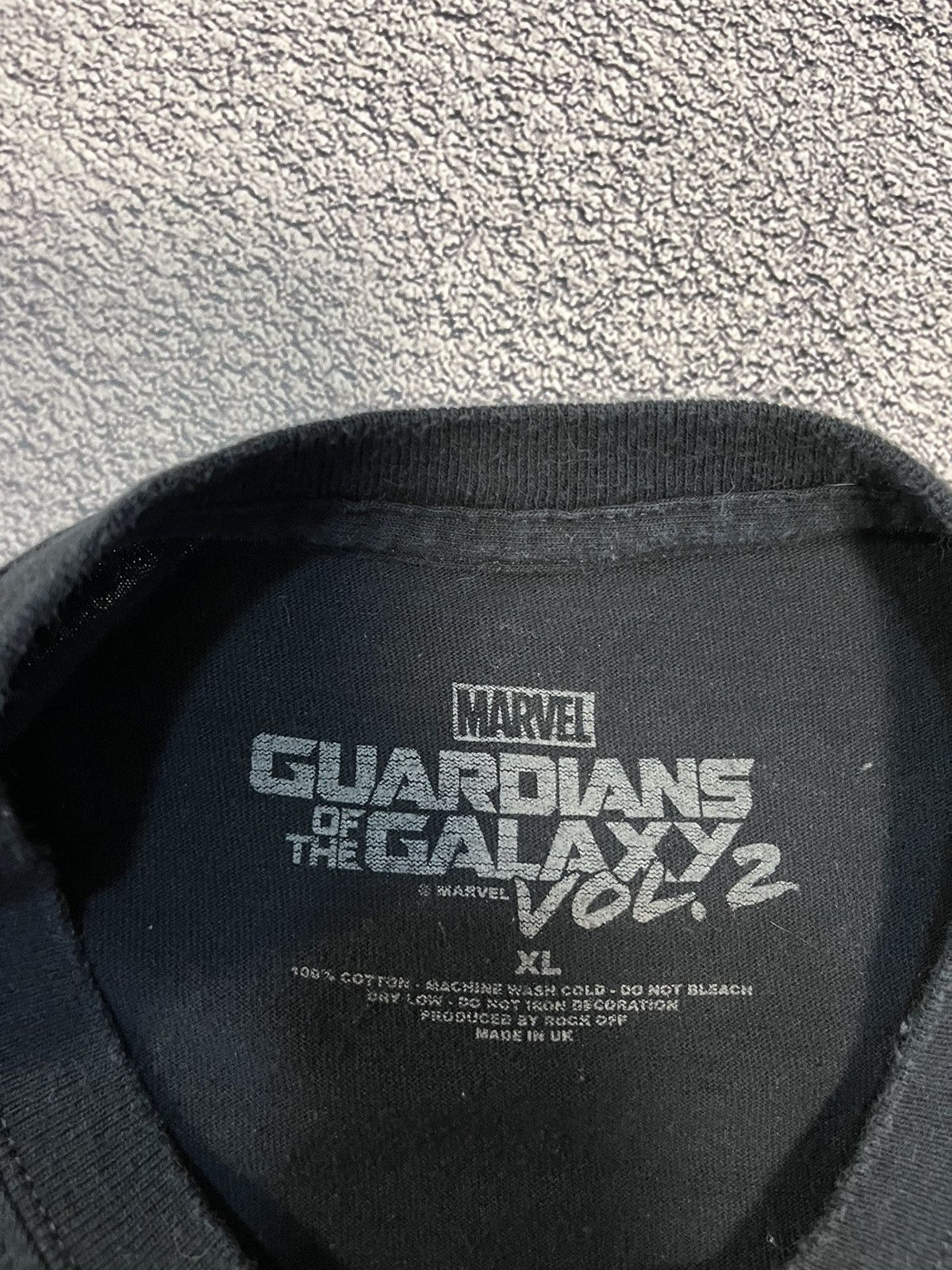 Marvel Comics Marvel Mens T- Shirt Guardians Of The Galaxy Vol.2 Big Logo Size US XL / EU 56 / 4 - 7 Thumbnail