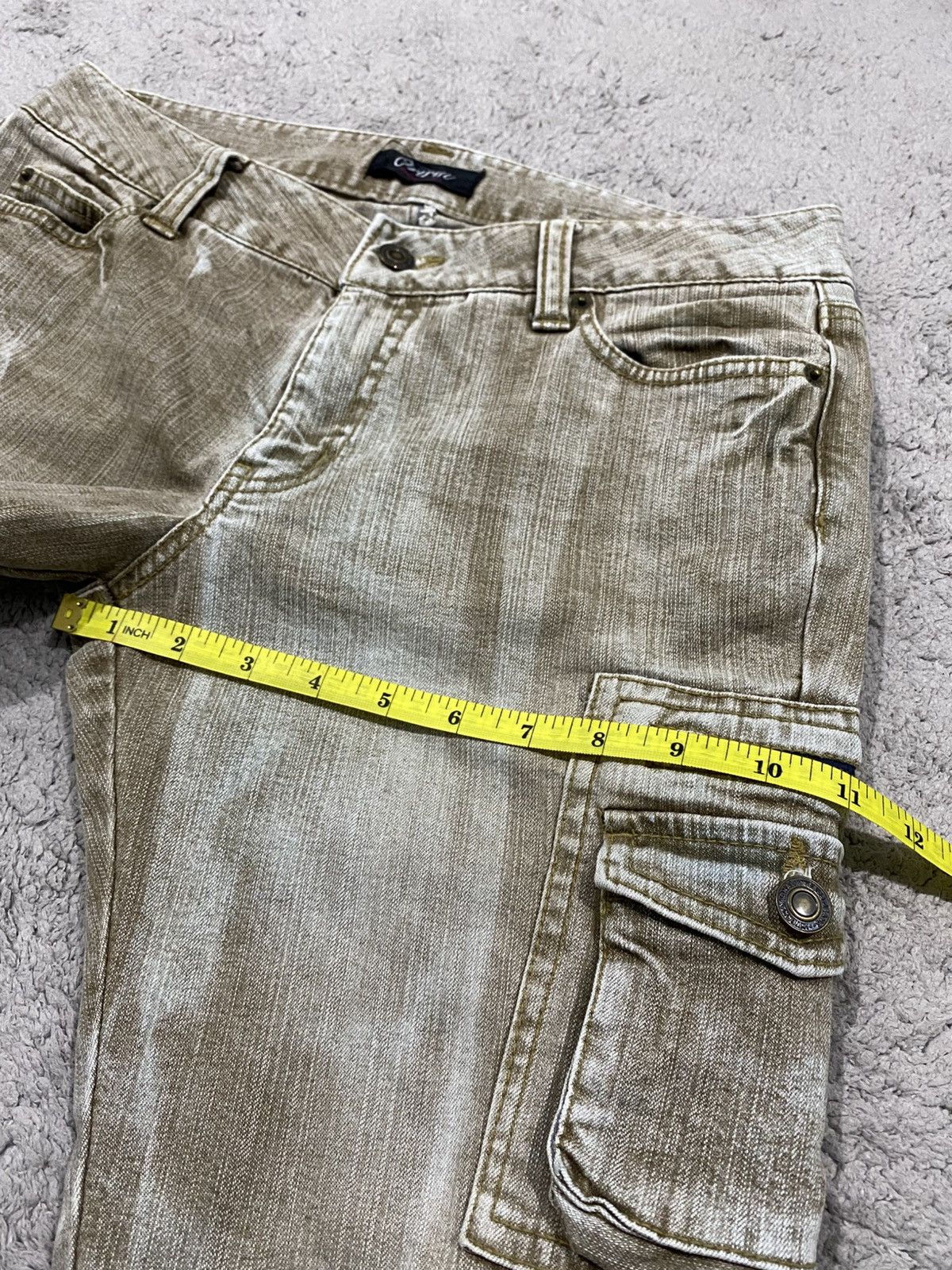 Japanese Brand Oririn Cargo Multipocket Flared Punk Style Jeans Denim Size US 31 - 13 Thumbnail