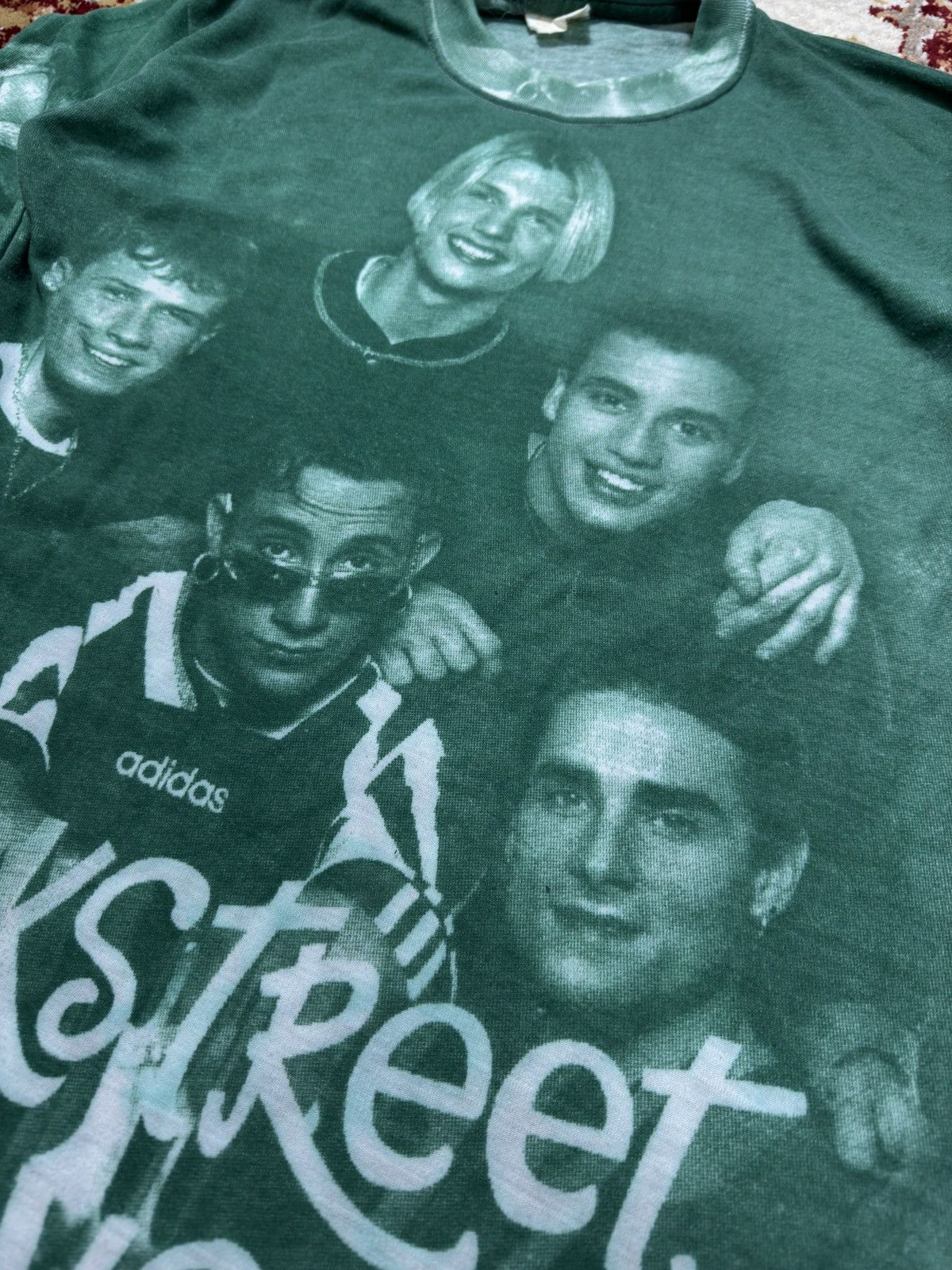 Band Tees × Vintage ᶠᵃⁿᶜʸᵍᵘʸ 90s Backstreet Boys AOP Tee Vintage T Balenciaga Size US M / EU 48-50 / 2 - 3 Thumbnail