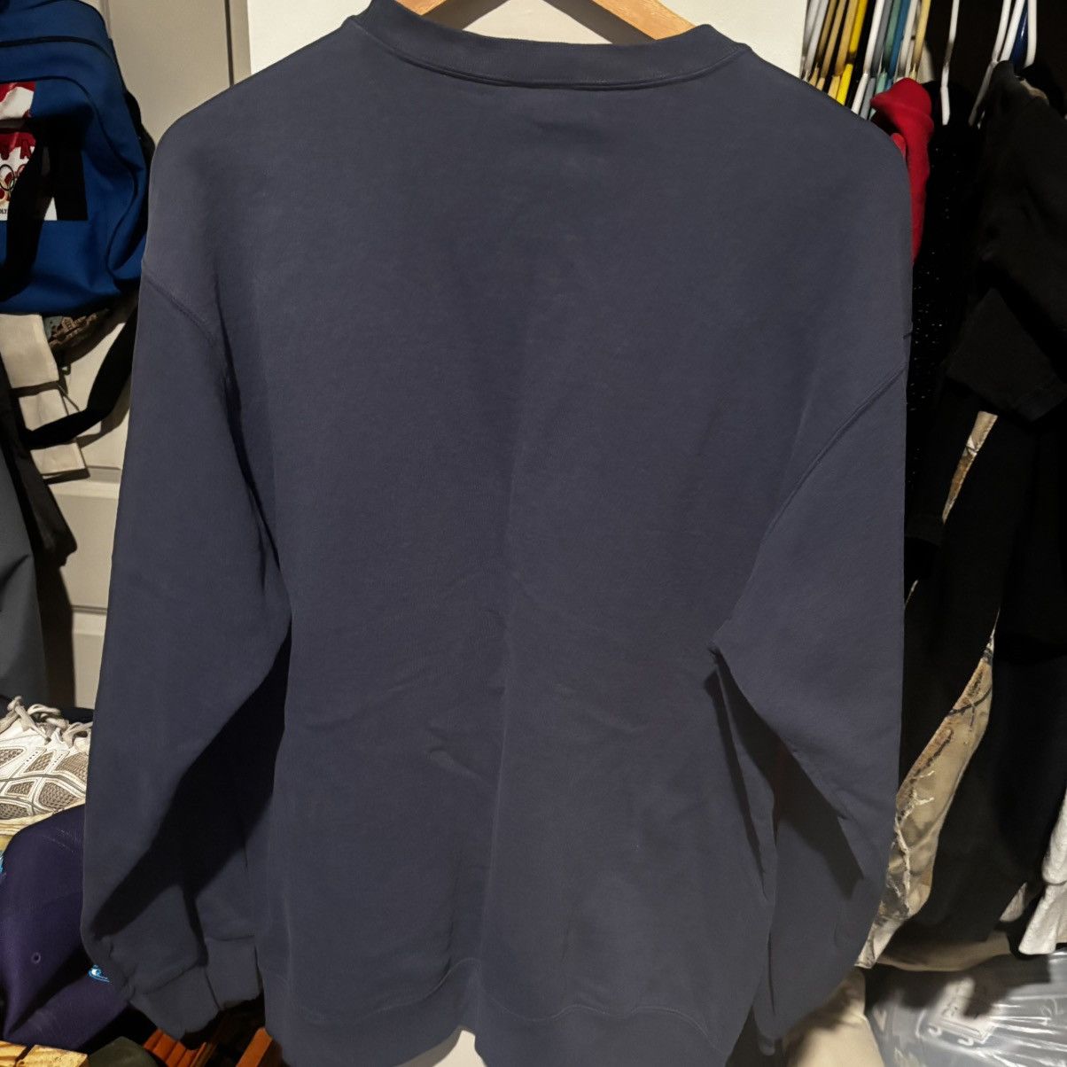 Fruit Of The Loom Vintage Beautifully Faded Navy Fruit of the Loom Crewneck Size US L / EU 52-54 / 3 - 3 Thumbnail