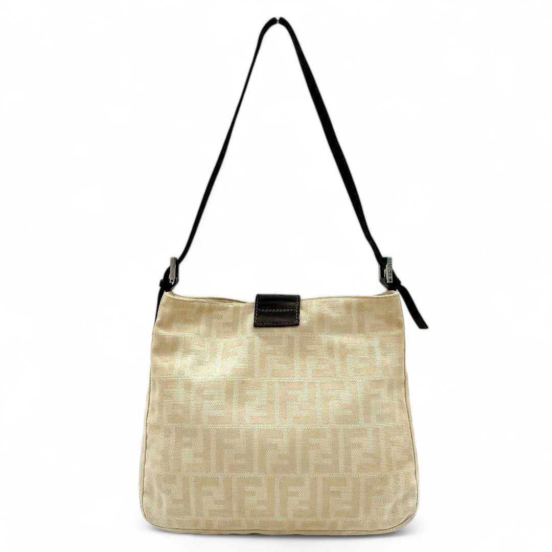 Fendi Fendi - Mamma Bucket Handbag Monogram Beige Size ONE SIZE - 2 Thumbnail