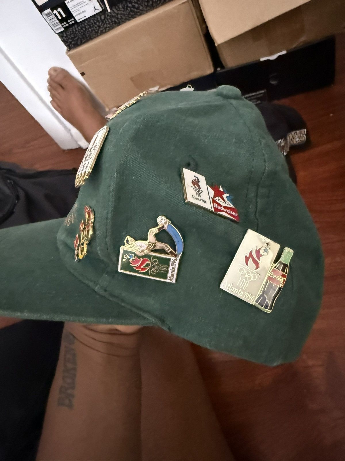 Other Vintage 1996 Atlanta Olympics hat with Pins from event Size ONE SIZE - 3 Thumbnail