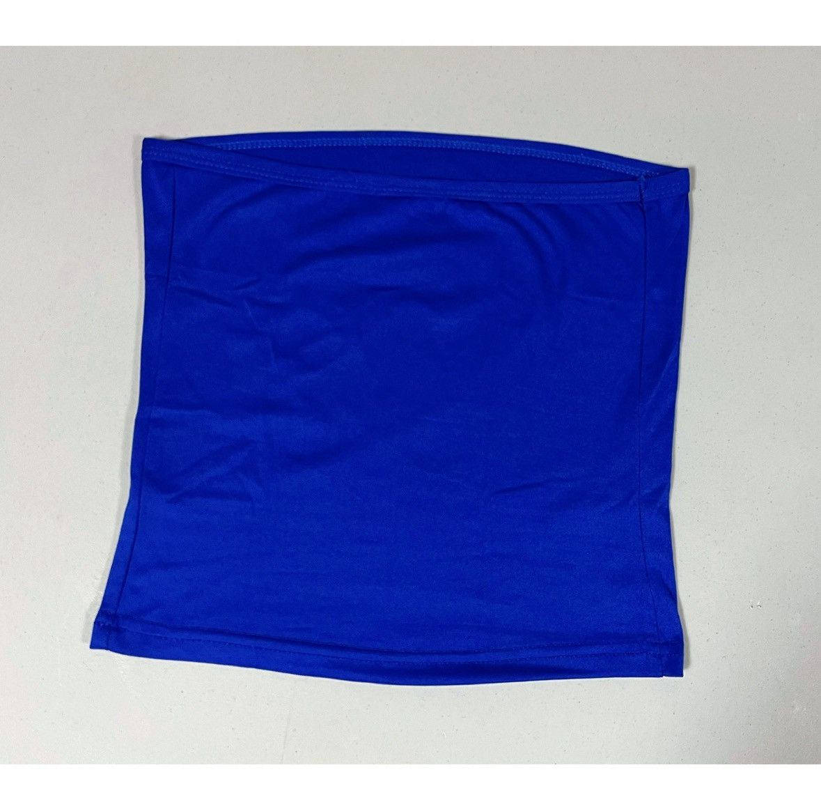 Vintage Blue Neon Eye Star Graphic Tube Top Shirt Tee Size S 👁️💙✨ Size S / US 4 / IT 40 - 4 Thumbnail