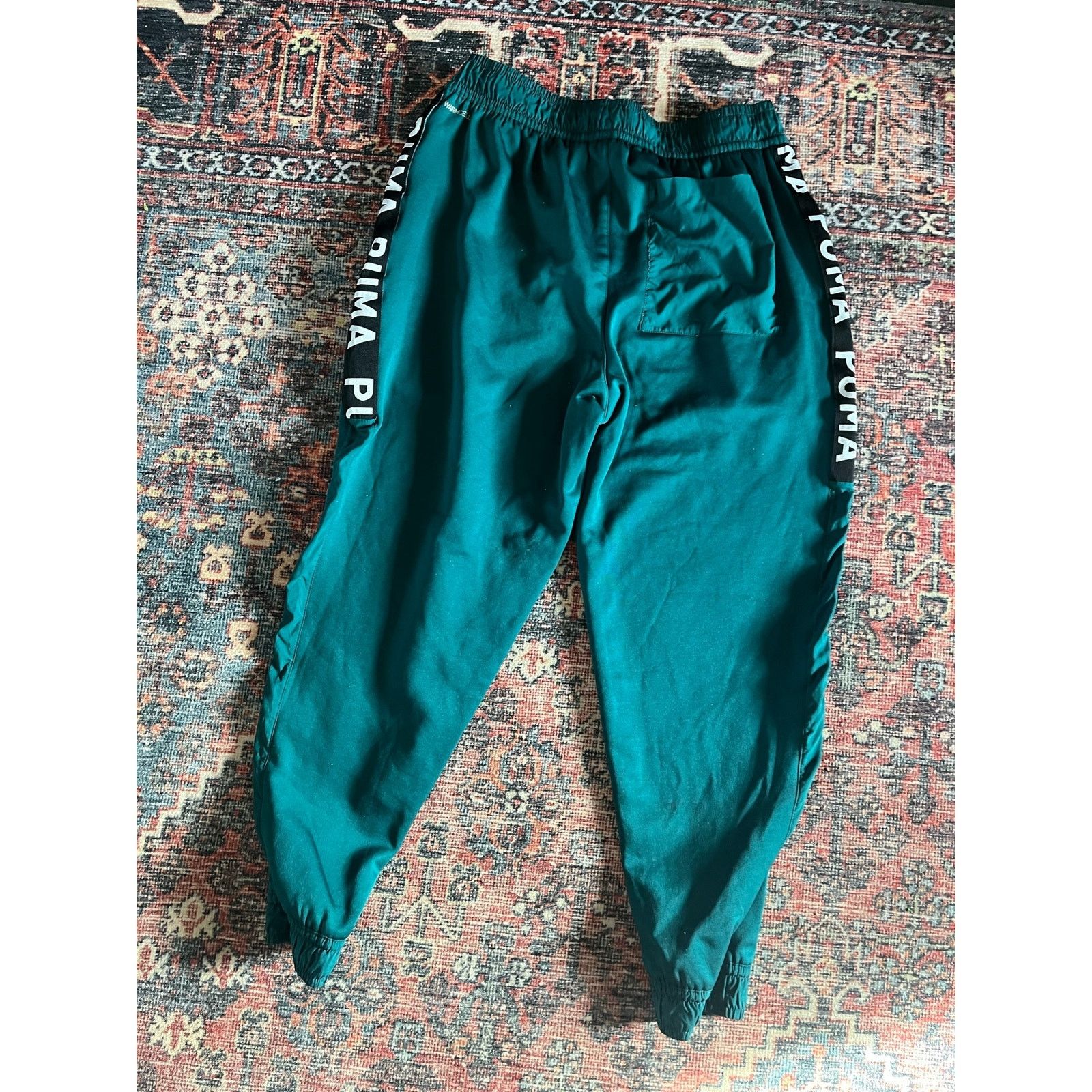 Puma PUMA Mens Fit Pwrfleece Joggers Training, Green, Large Size US 34 / EU 50 - 3 Thumbnail