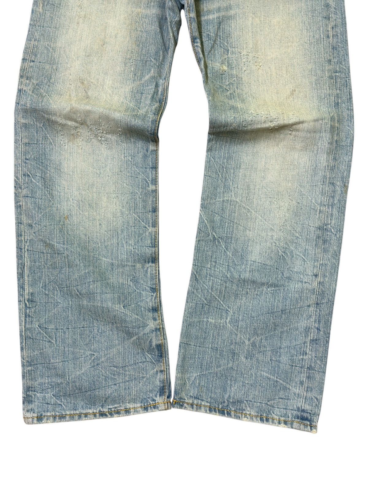 Japanese Brand Vintage COCOLULU Printed logo Distressed Acid Wash Denim Size US 31 - 6 Thumbnail