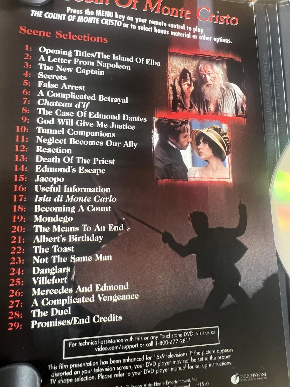 Other The Count of Monte Cristo (DVD, 2002) Size ONE SIZE - 7 Thumbnail