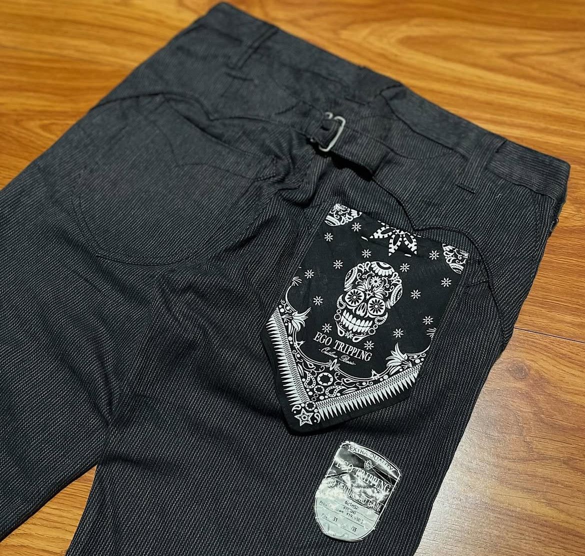 If Six Was Nine 2000s Egi Tripping Japanese Striped Buckle Work y2k Lgb Size US 32 / EU 48 - 5 Thumbnail