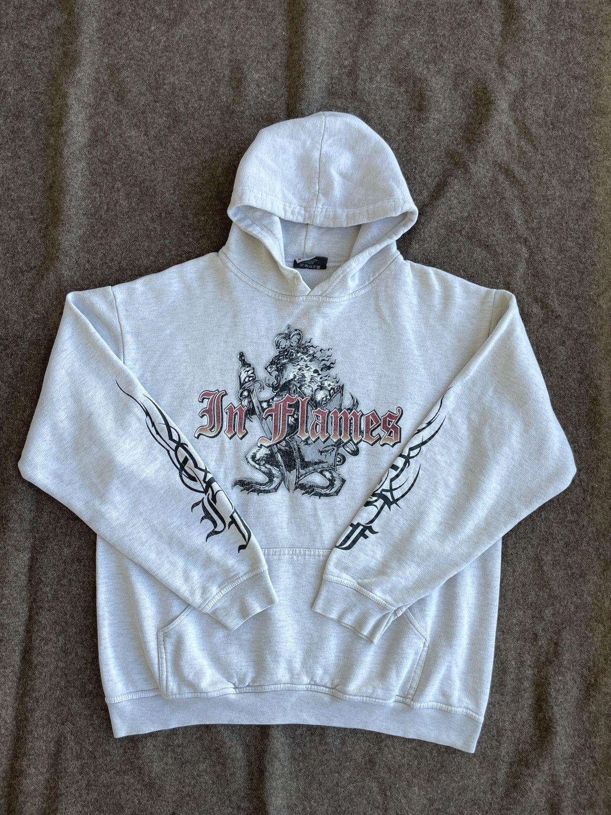 Band Tees In Flames Death Metal Merch Hoodie Size US L / EU 52-54 / 3 - 4 Thumbnail