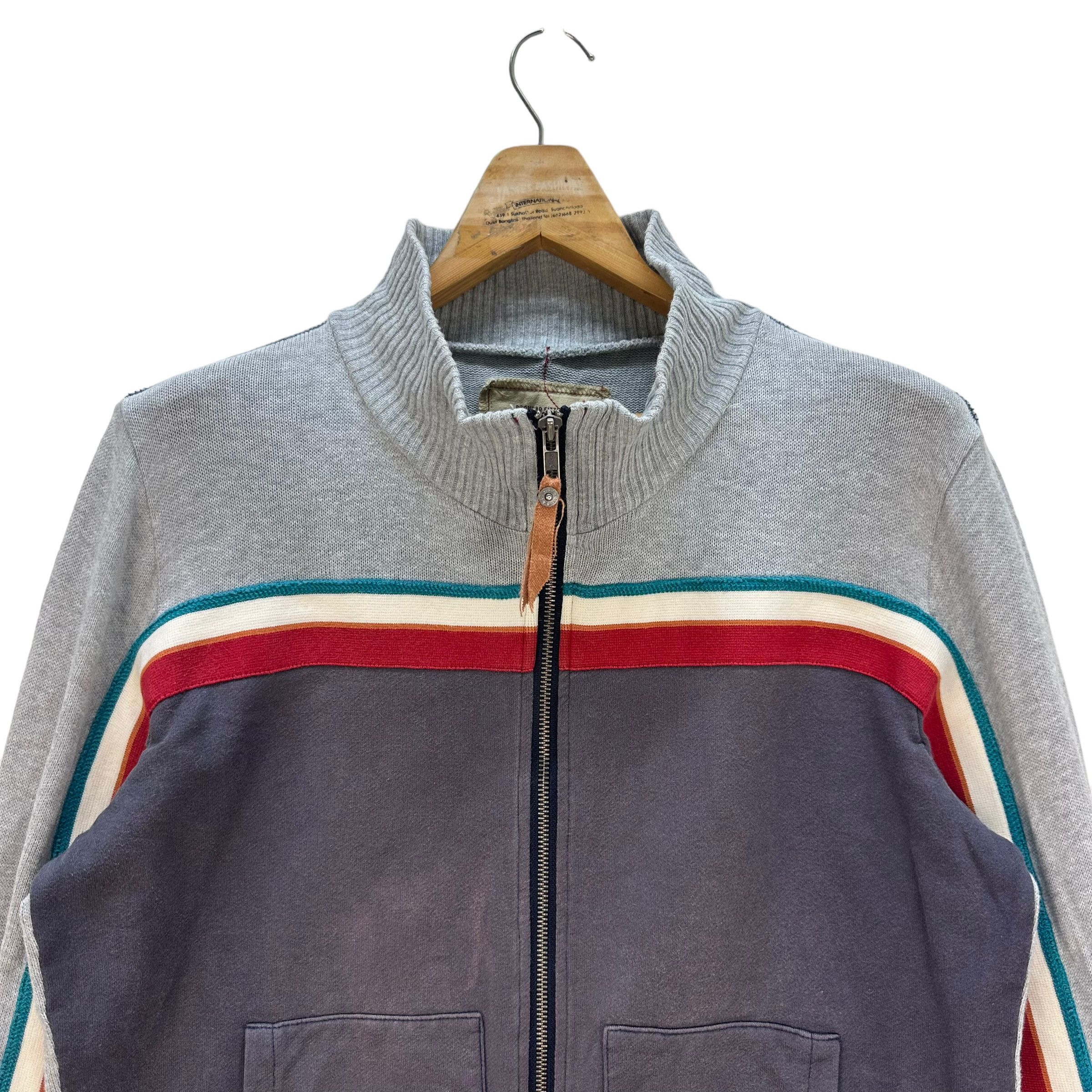 Japanese Brand BALL TRACK TOP SWEATER JACKET #8076-200 Size US L / EU 52-54 / 3 - 2 Thumbnail