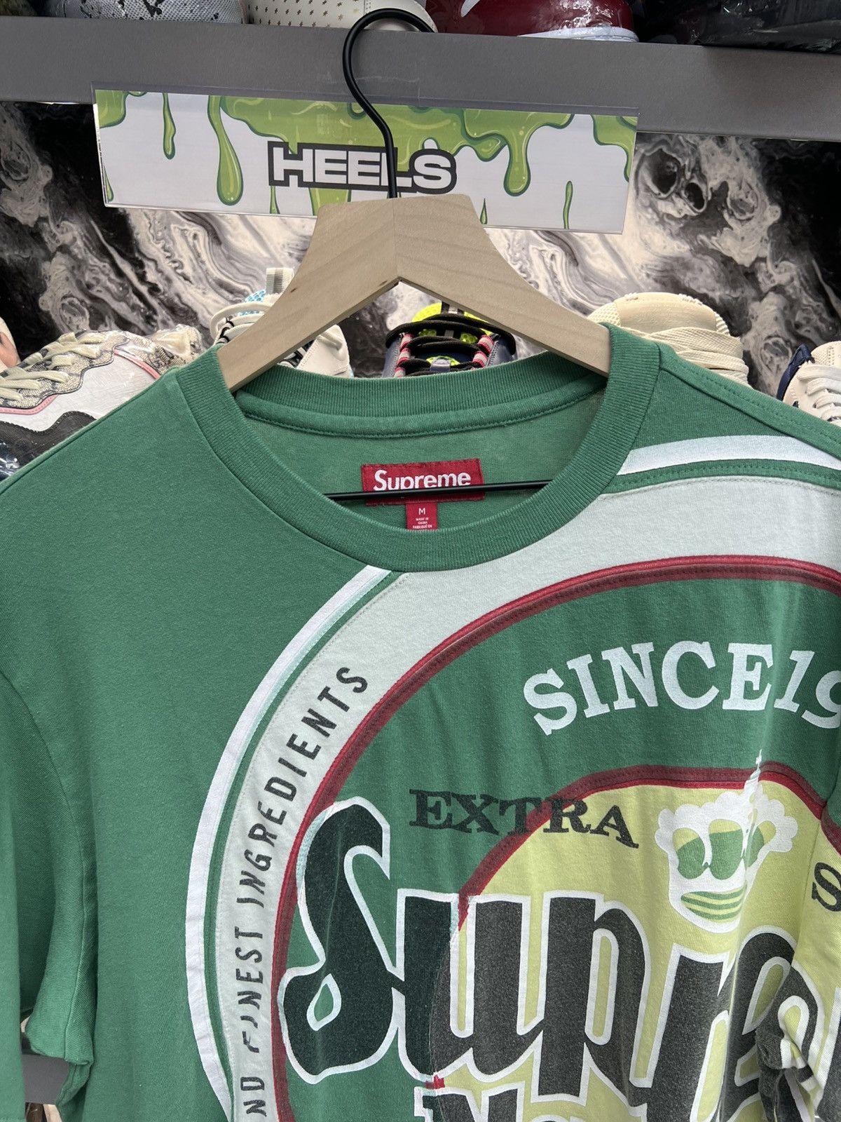 Supreme Supreme Green Tee Shirt Size US M / EU 48-50 / 2 - 6 Thumbnail