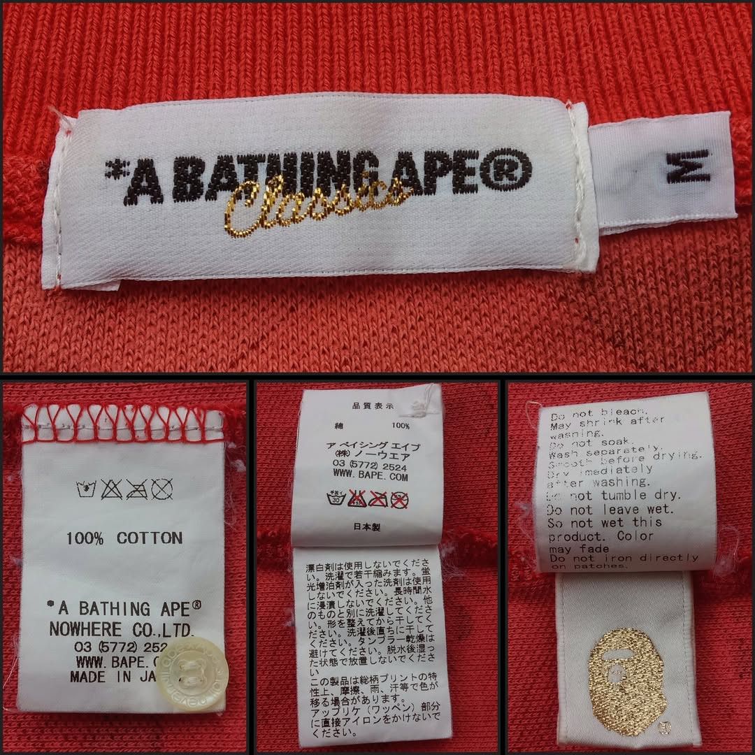 Bape 2009 Bape Fire Red Camo Polo Size US M / EU 48-50 / 2 - 4 Thumbnail