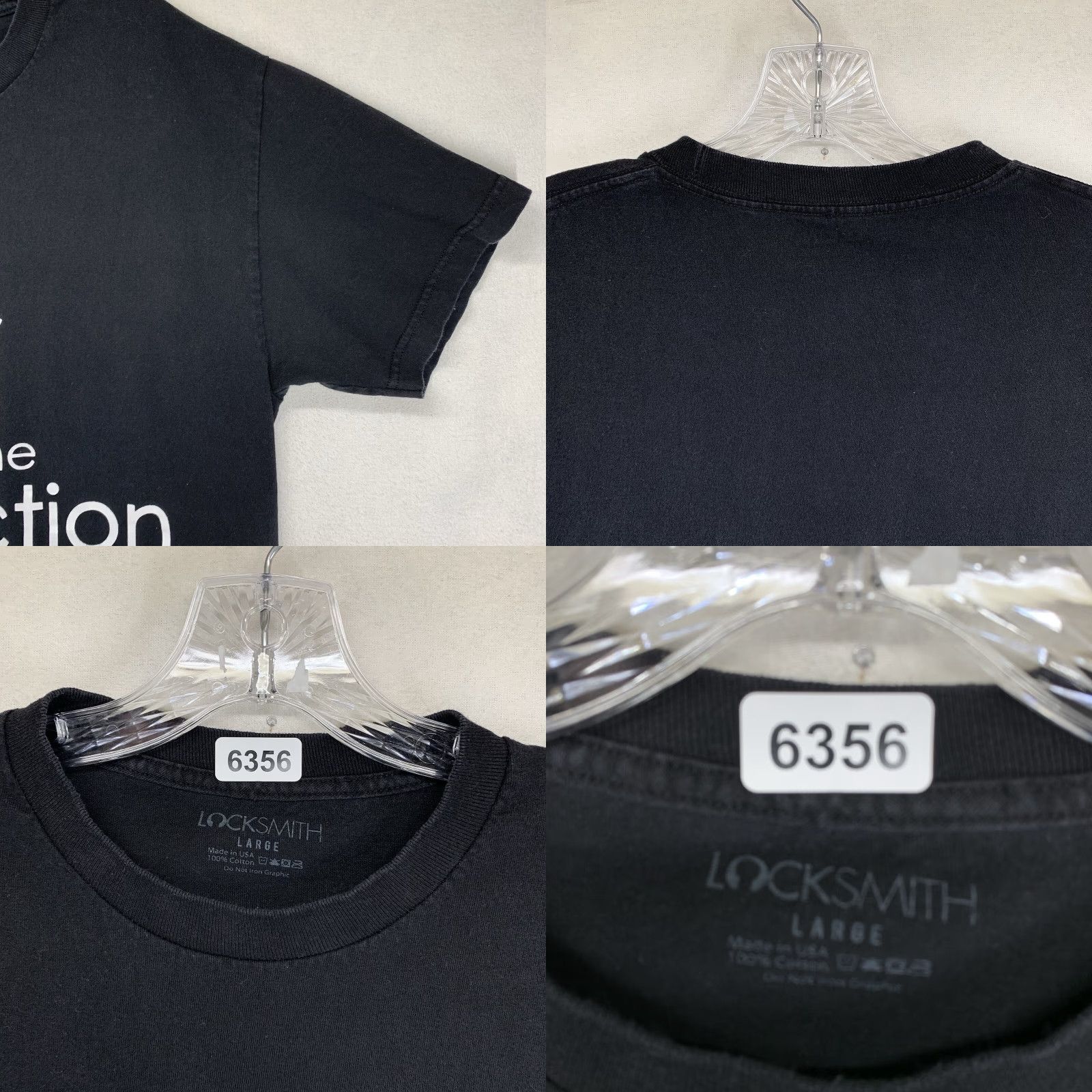 Vintage Locksmith Graphic Print T-Shirt Mens Large Black Sci-Fi Quote Short Sleeve Crew Neck Size US L / EU 52-54 / 3 - 8 Thumbnail